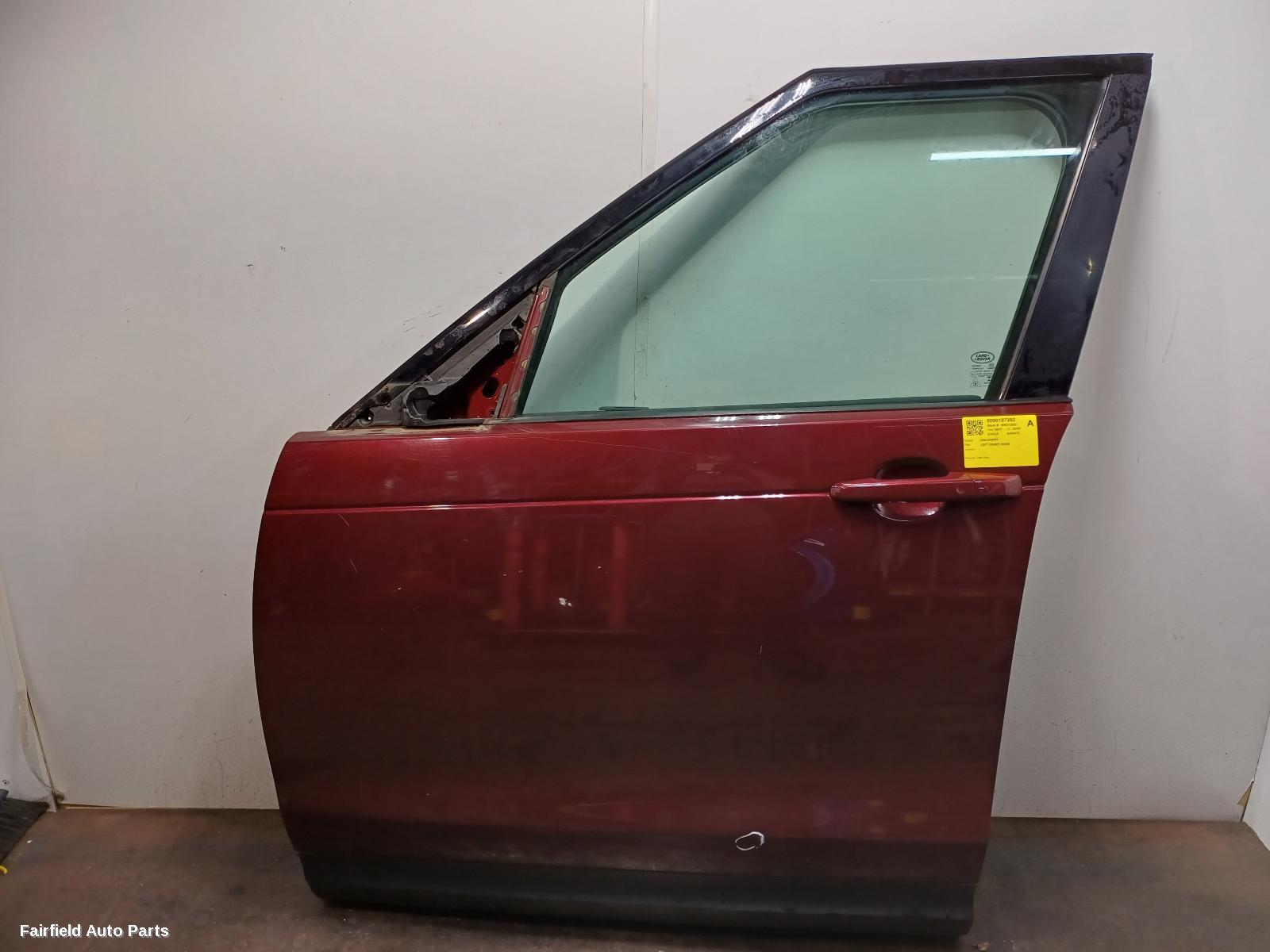 2016-2026 Land Rover Discovery Left Front Door