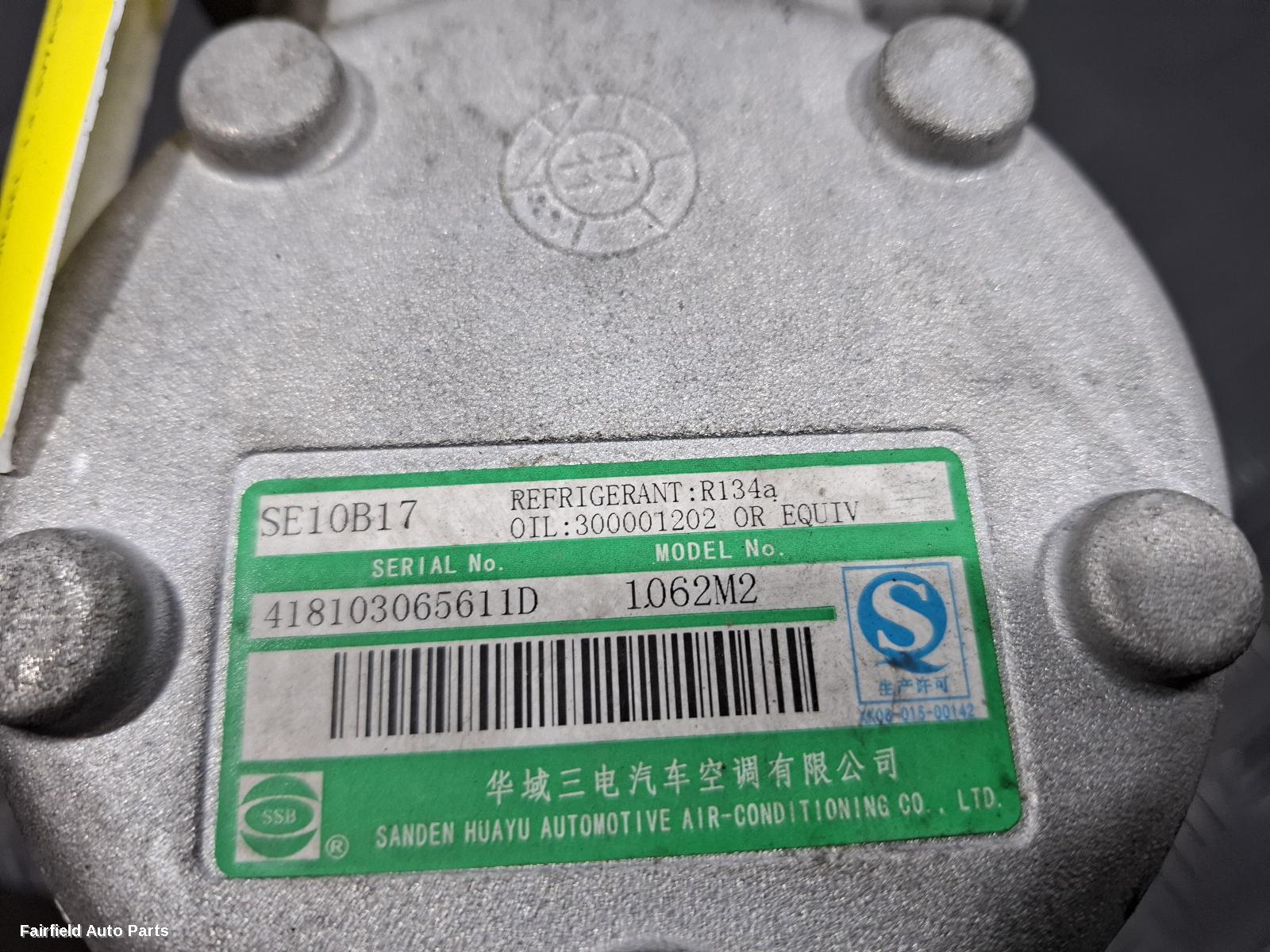 2015-2021 Ldv G10 A C Compressor