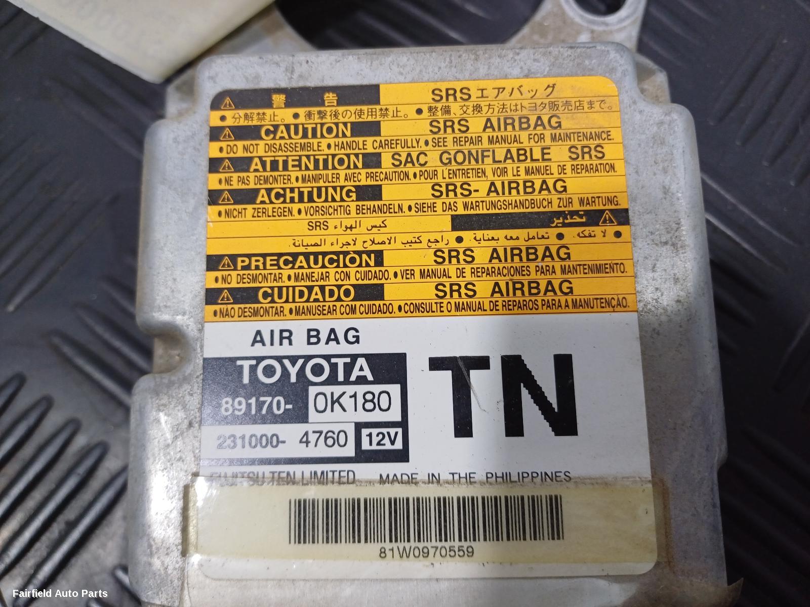 2005-2011 Toyota Hilux Airbag Module Sensor