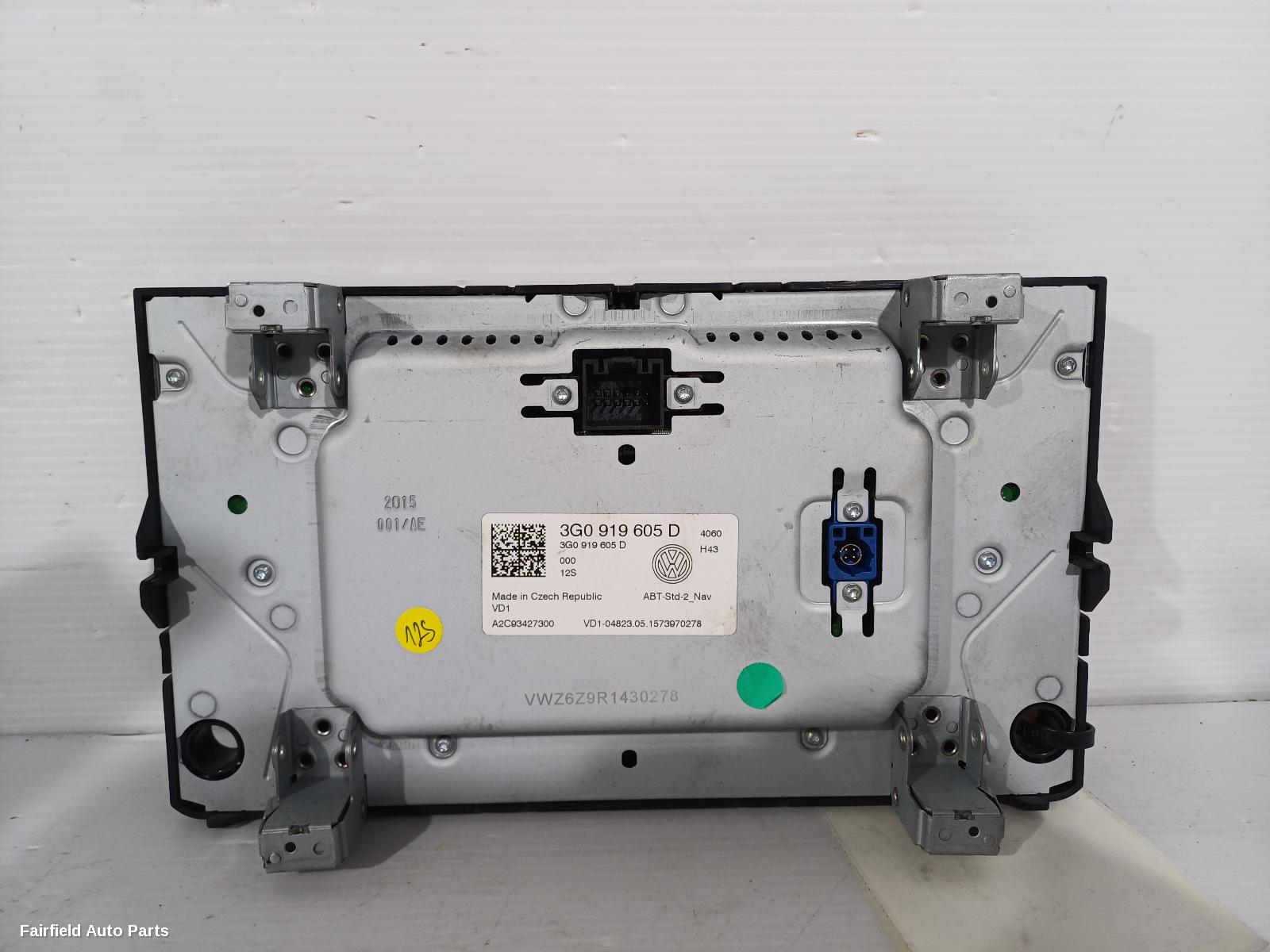 2012-2017 Volkswagen Golf Radio Cd Dvd Sat Tv