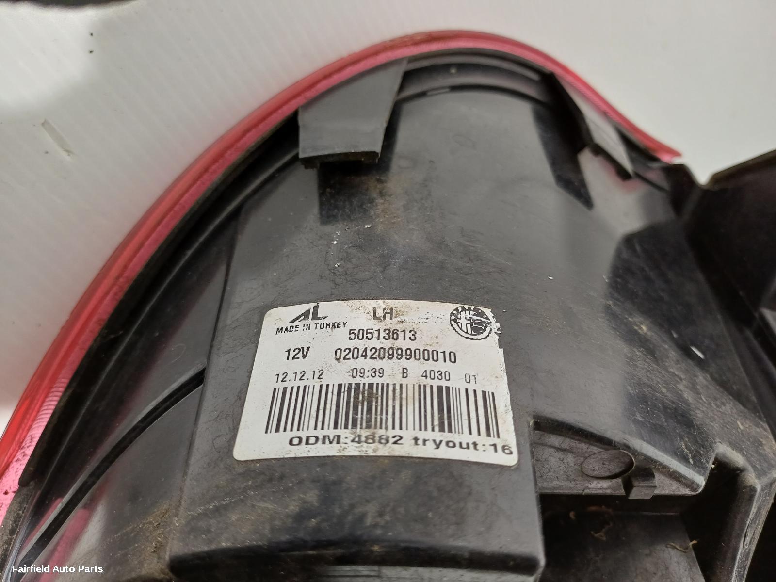 2011-2020 Alfa Romeo Giulietta Left Taillight