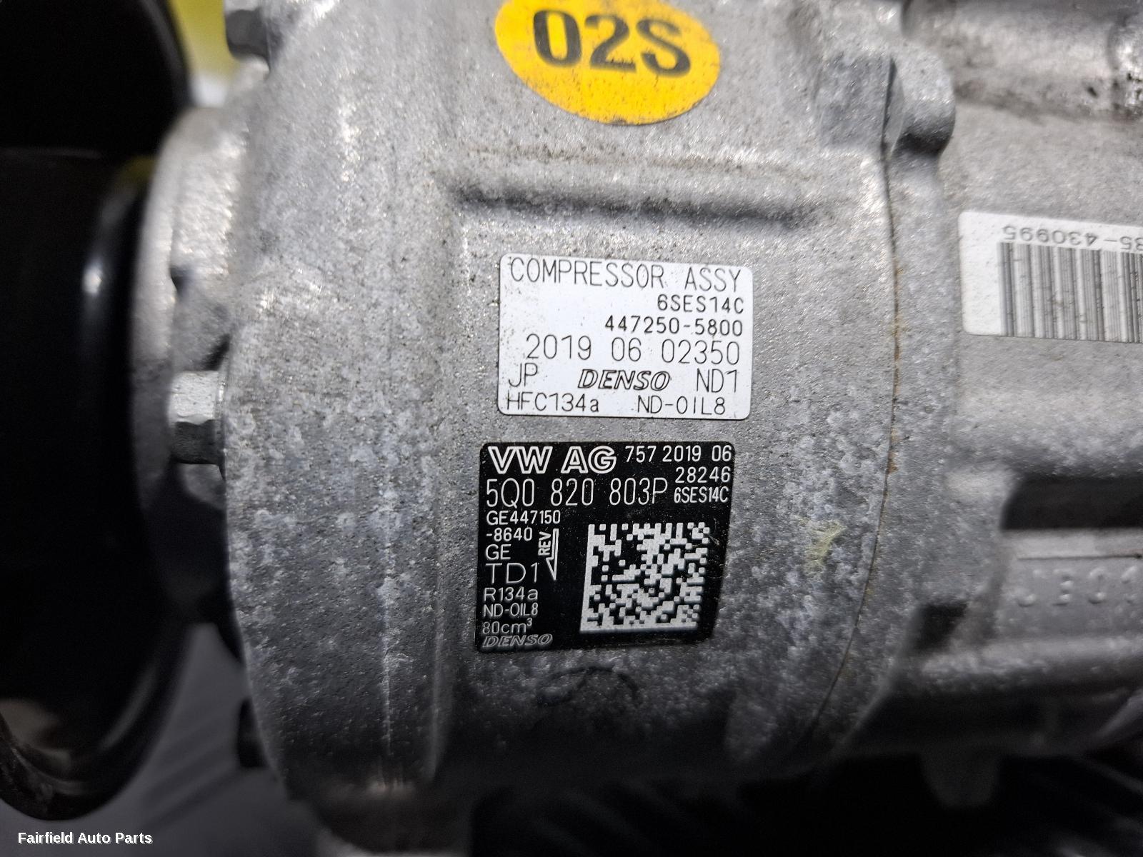 2019-2026 Audi A1 A C Compressor