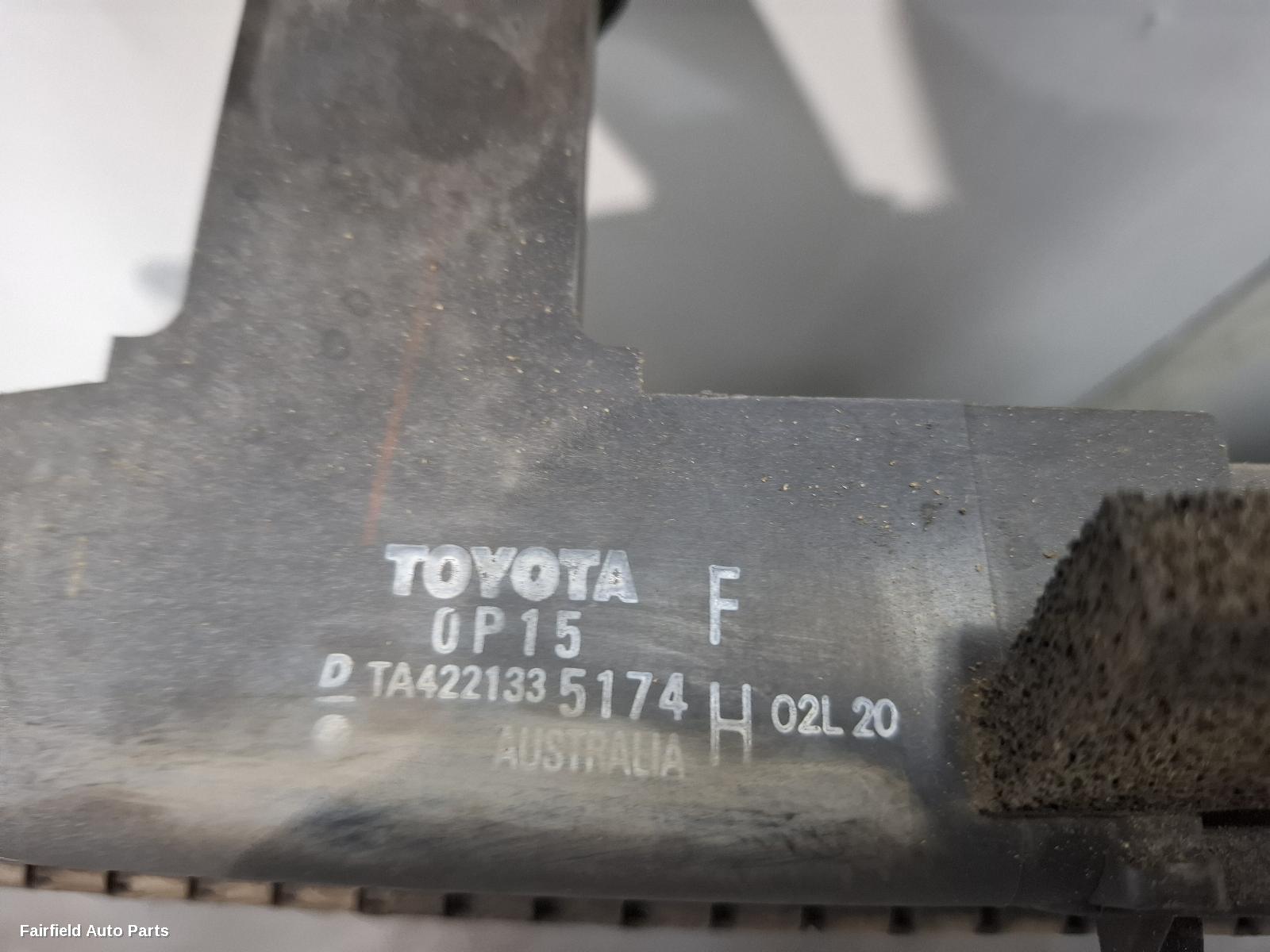 2006-2012 Toyota Aurion Radiator