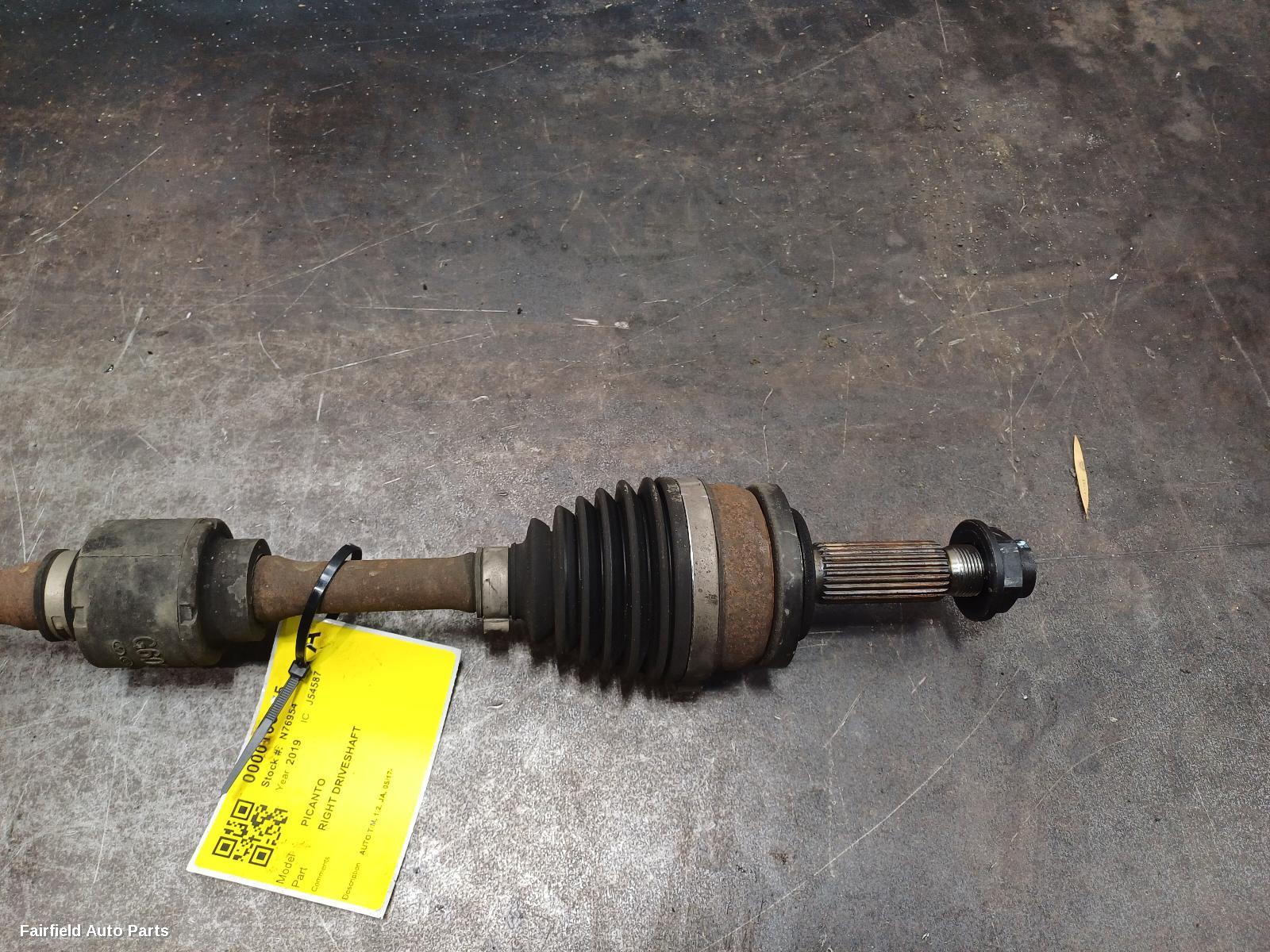 2017-2025 Kia Picanto Right Driveshaft