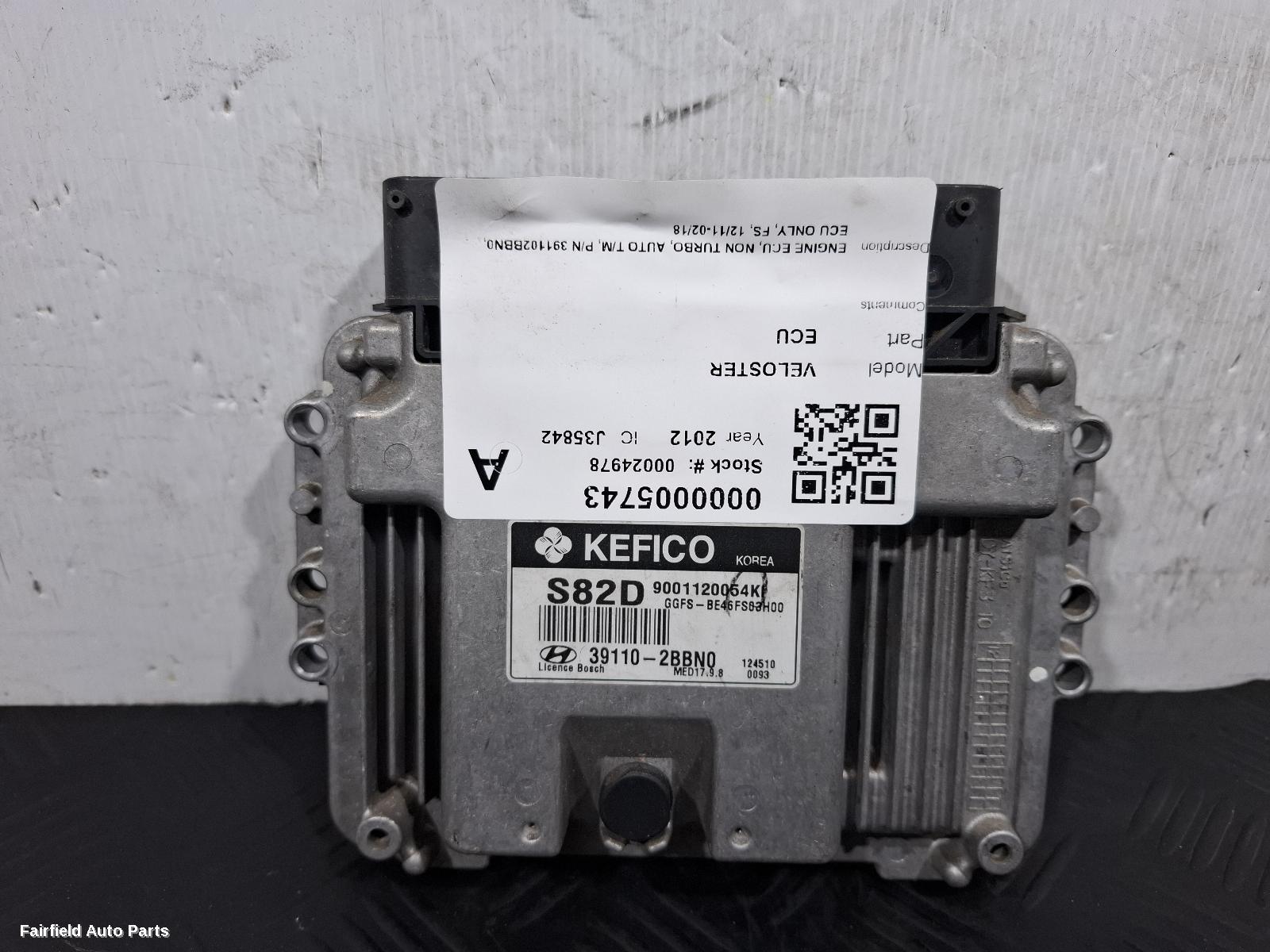 2011-2018 Hyundai Veloster Ecu