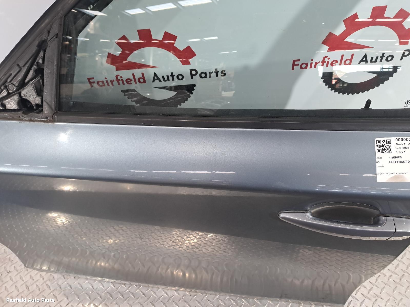 2004-2011 Bmw 1 Series Left Front Door