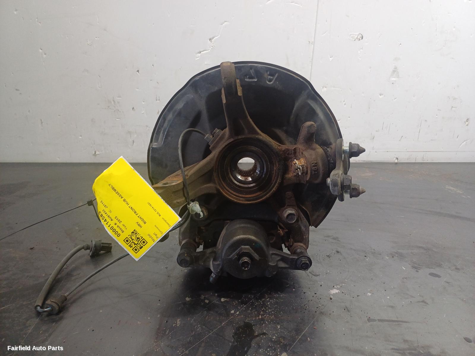 2014-2021 Honda Hrv Right Front Hub Assembly