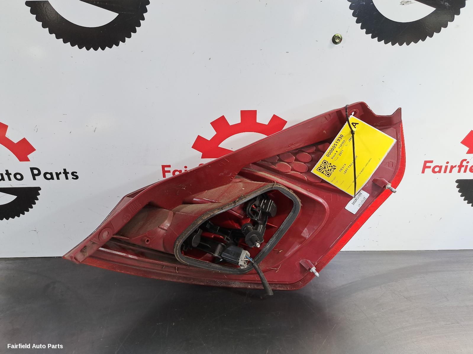 2011 Ford Fiesta Left Taillight