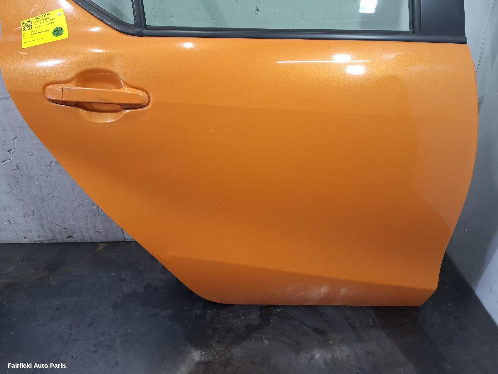 2011-2020 Toyota Prius Right Rear Door Sliding