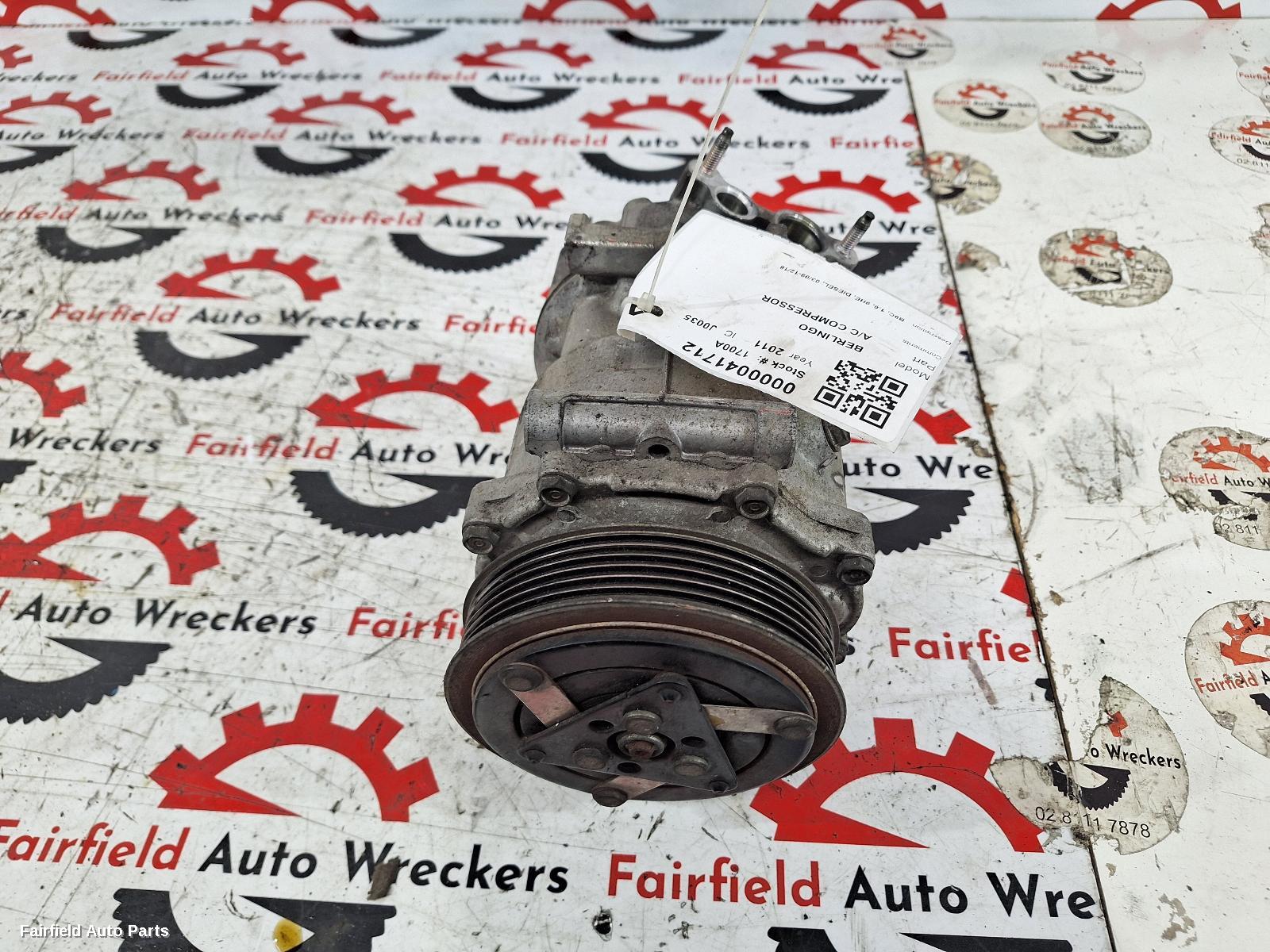 2009-2018 Citroen Berlingo A C Compressor
