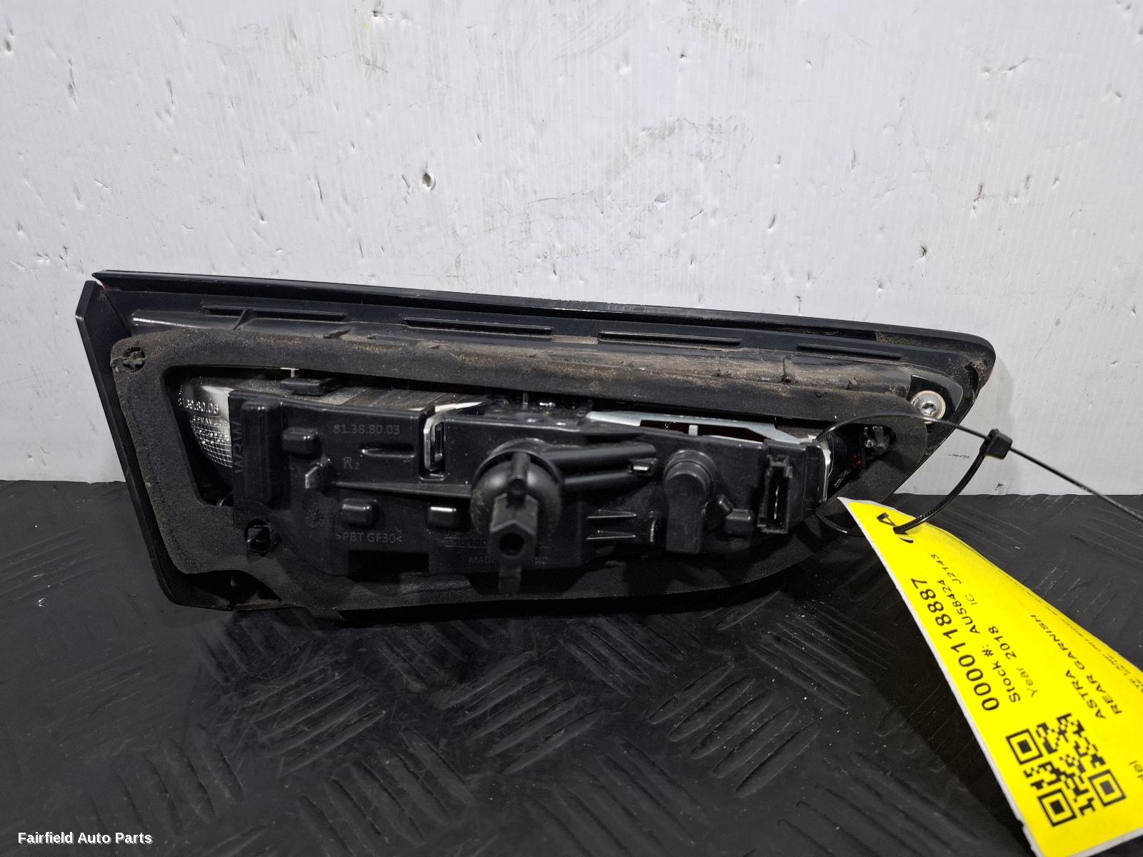 2016-2020 Holden Astra Rear Garnish