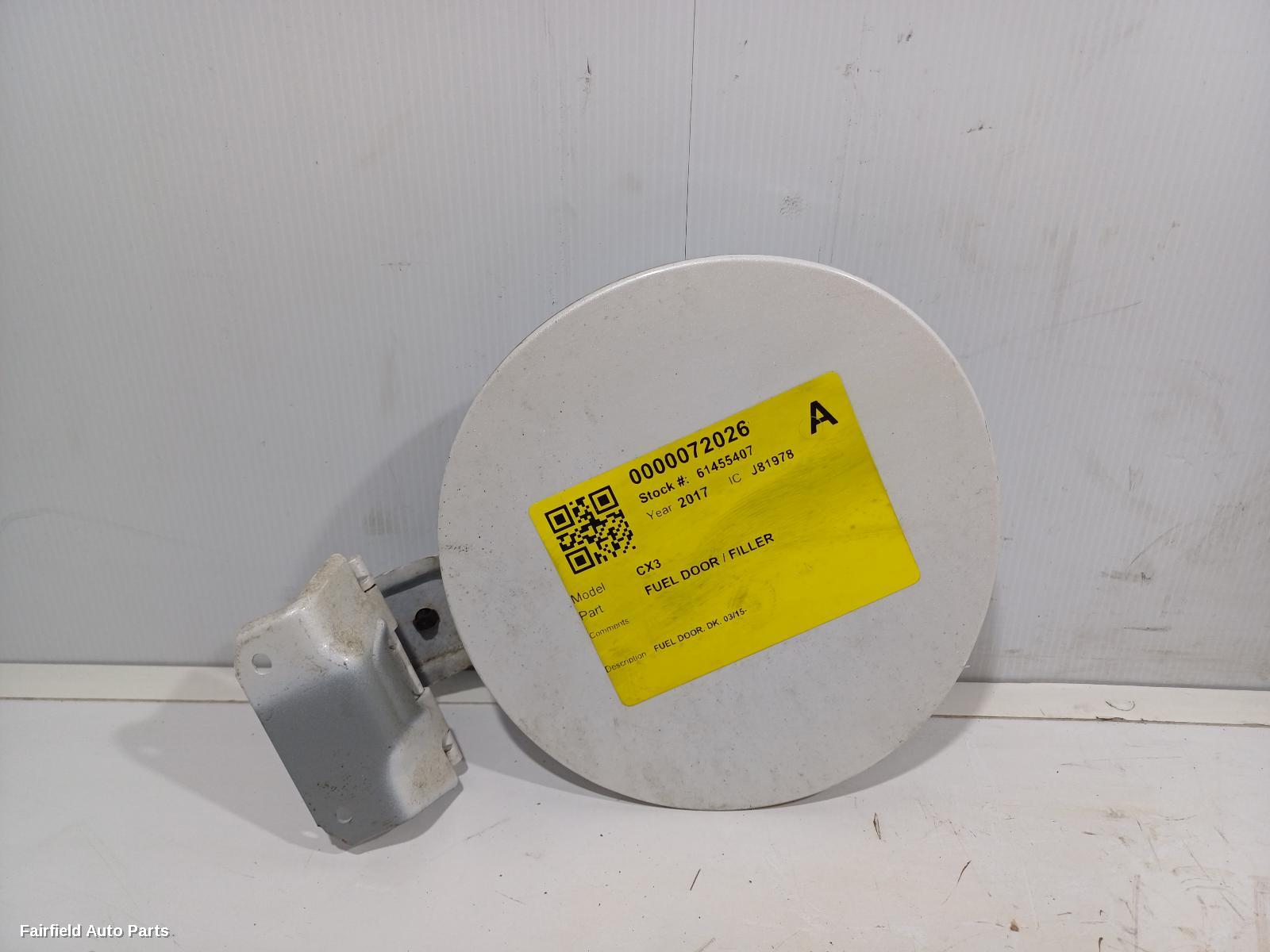 2015-2025 Mazda Cx3 Fuel Door Filler