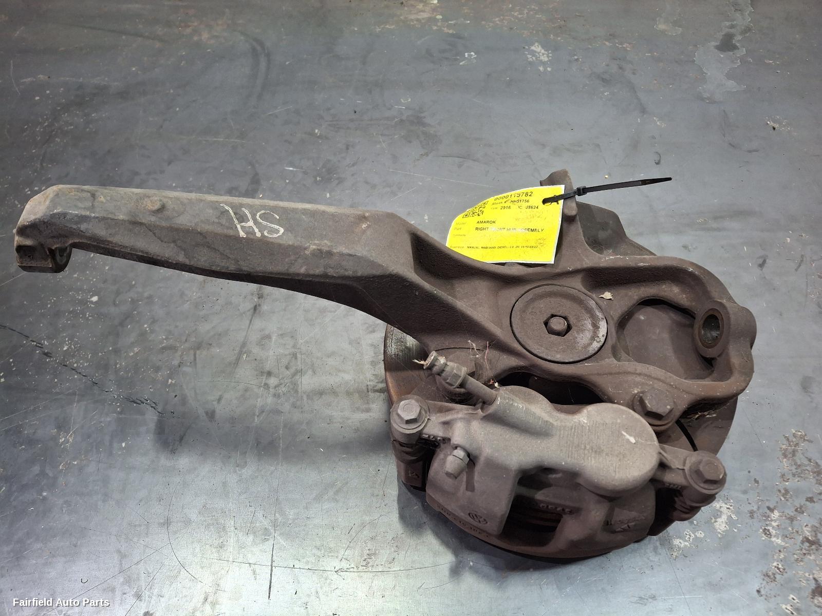 2010-2022 Volkswagen Amarok Right Front Hub Assembly