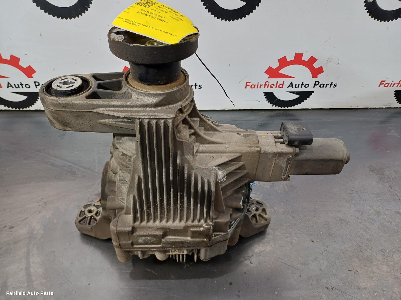 2013 Jeep Grandcherokee Differential Centre