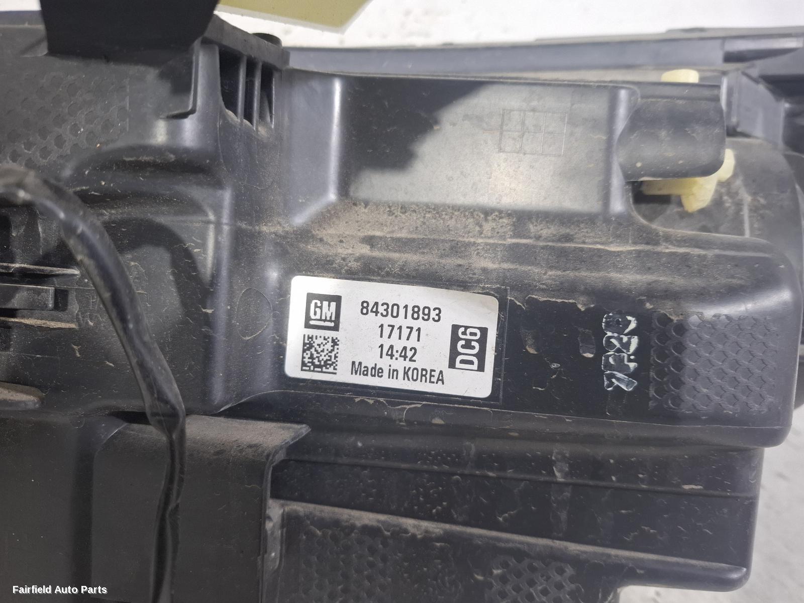 2017-2020 Holden Astra Right Headlamp