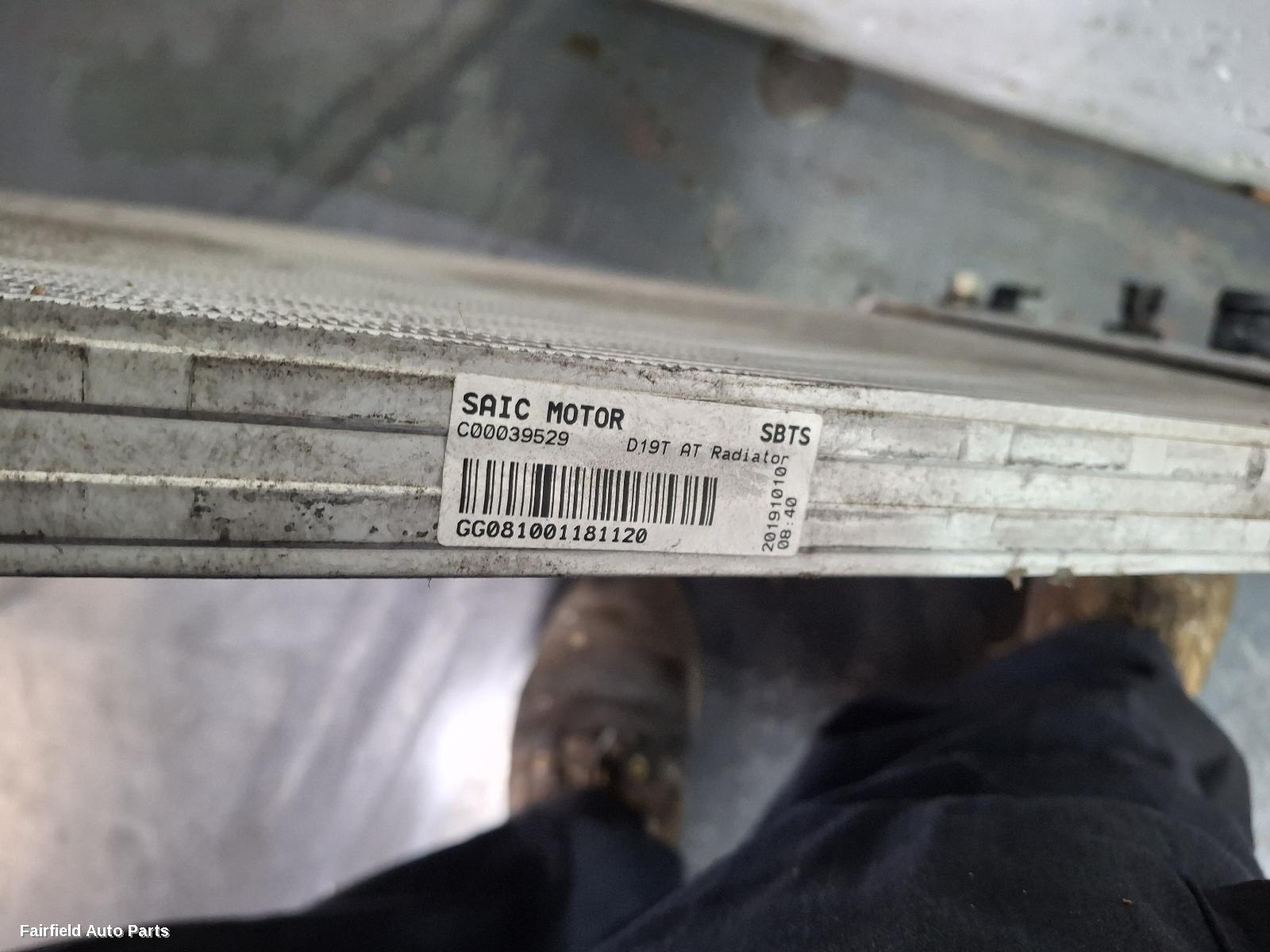 2015-2021 Ldv G10 Radiator