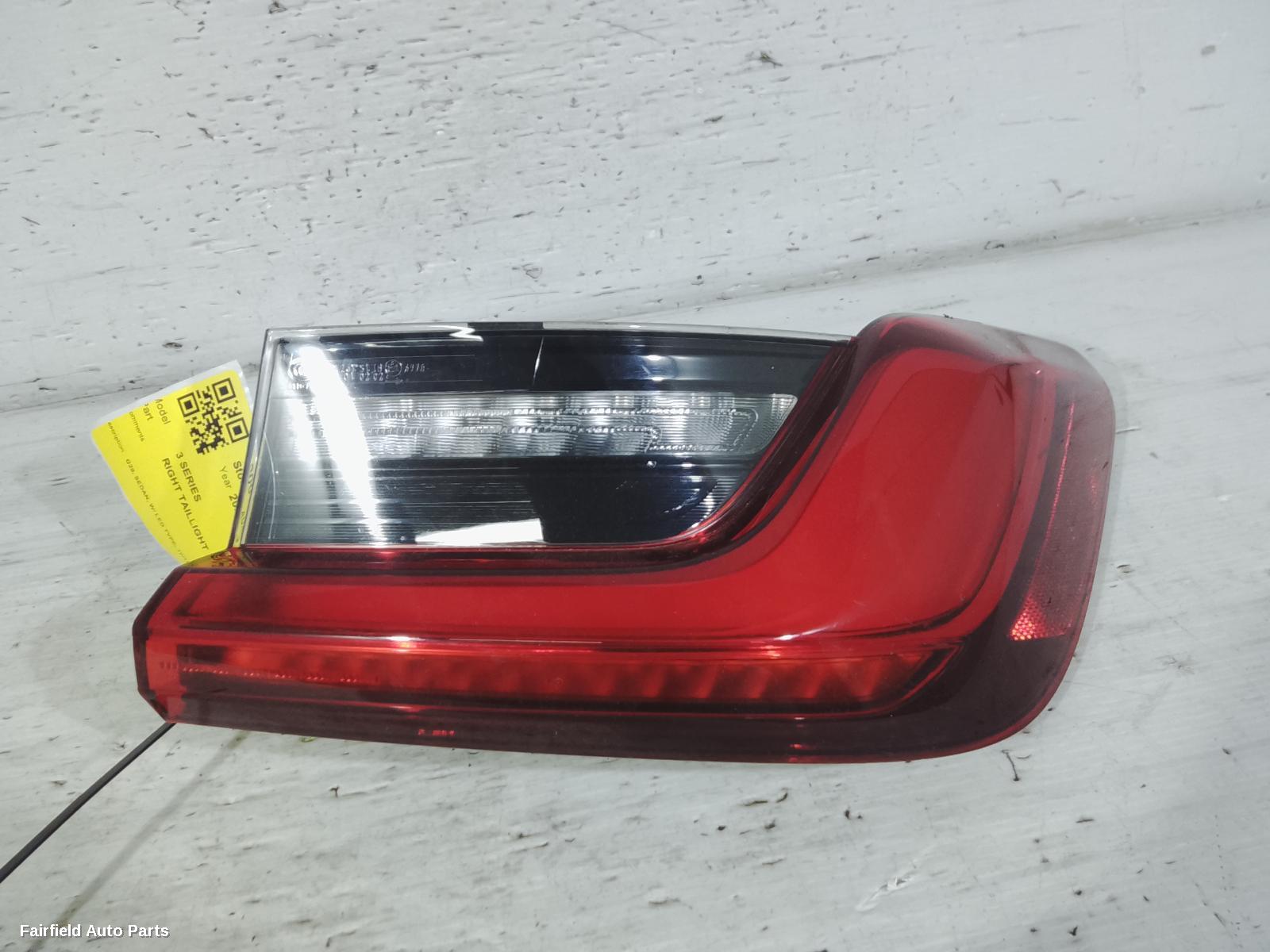 2018-2022 Bmw 3 Series Right Taillight