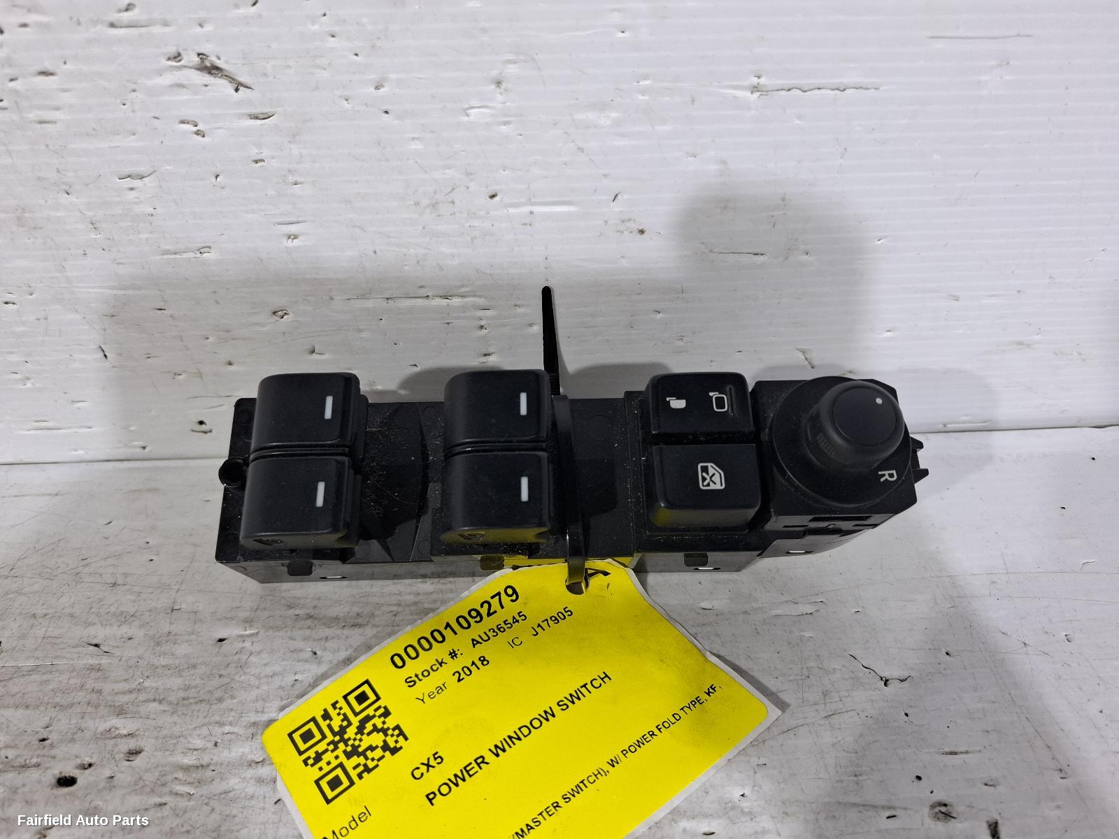 2017-2025 Mazda Cx5 Pwr Dr Wind Switch