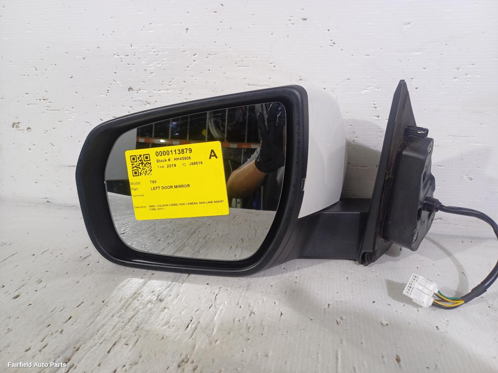 2017-2025 Ldv T60 Left Door Mirror