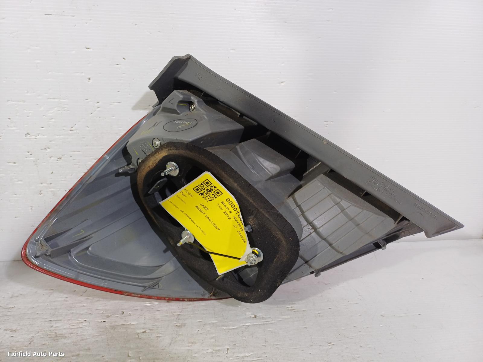 2012 Honda Jazz Right Taillight