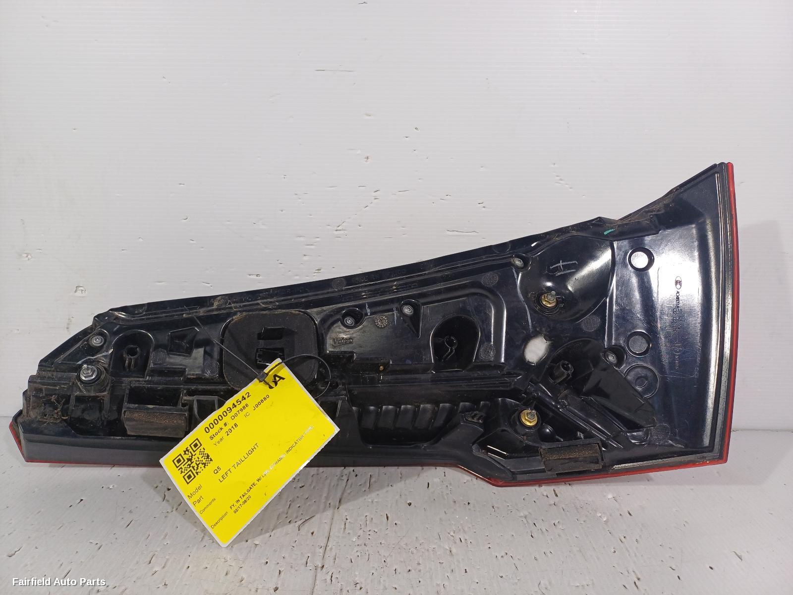 2017-2020 Audi Q5 Left Taillight