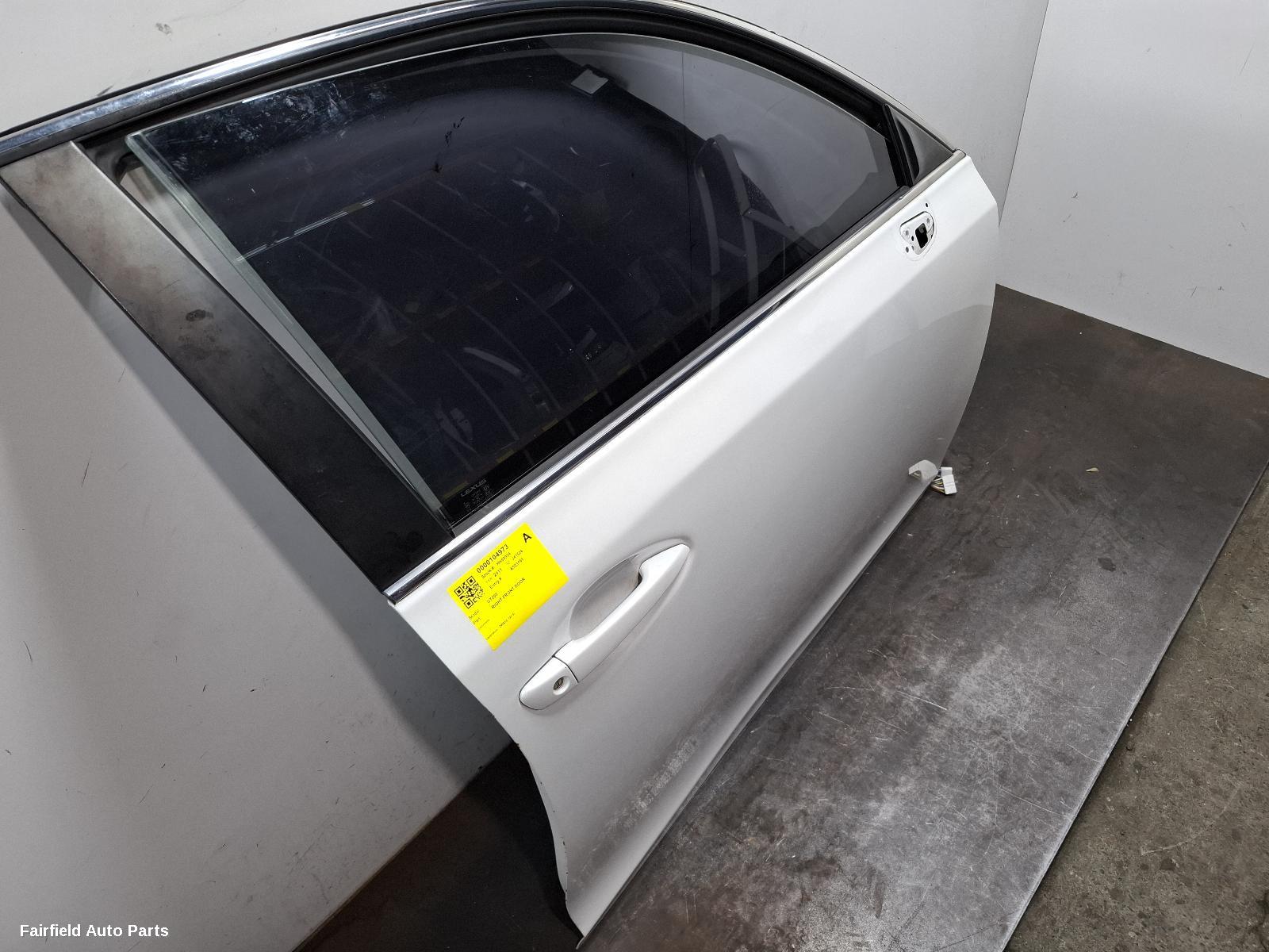 2010-2020 Lexus Ct200h Right Front Door