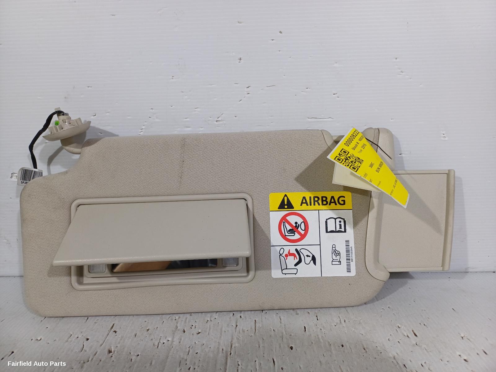 2016 Chrysler 300c Sunvisor