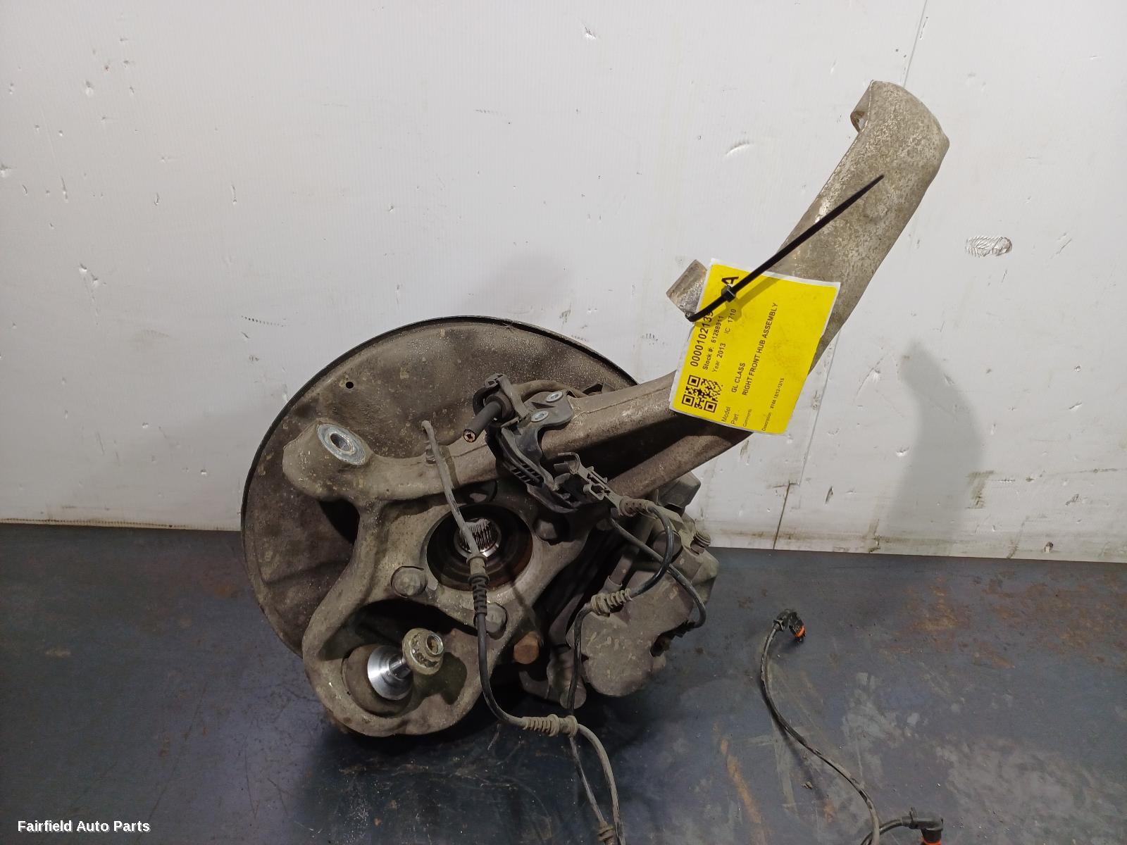 2012-2015 Mercedes Gl Class Right Front Hub Assembly