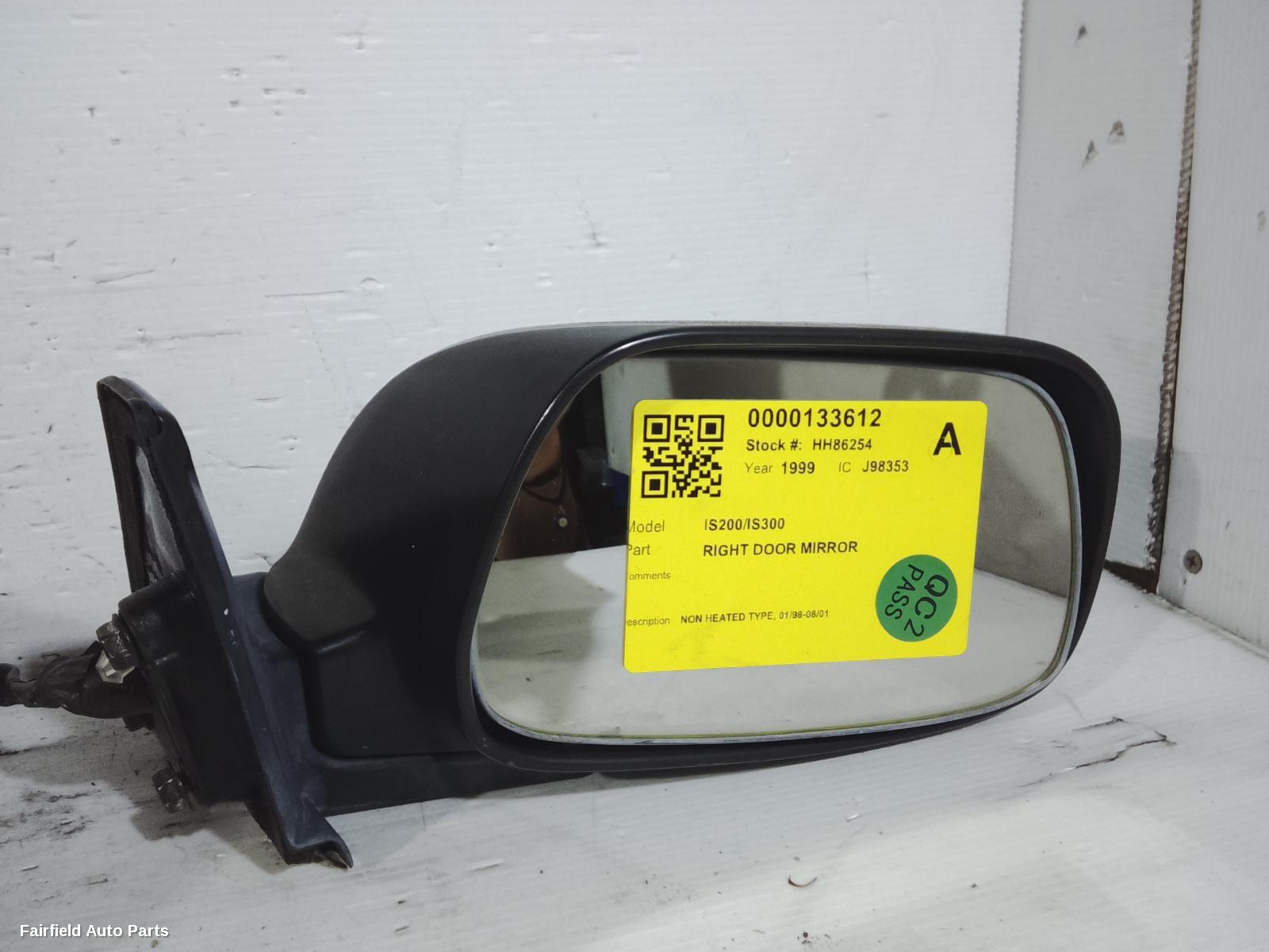 1998-2001 Lexus Is200/is300 Right Door Mirror
