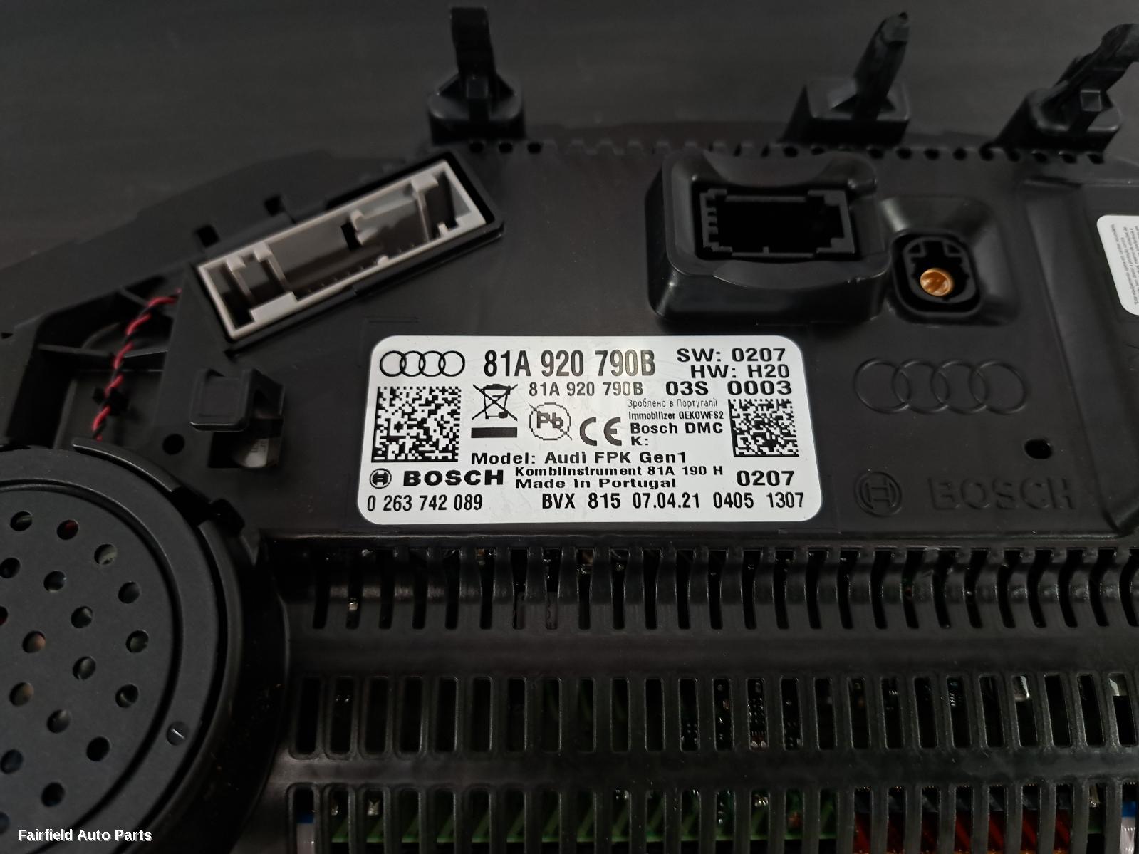 2016-2021 Audi Q2 Instrument Cluster