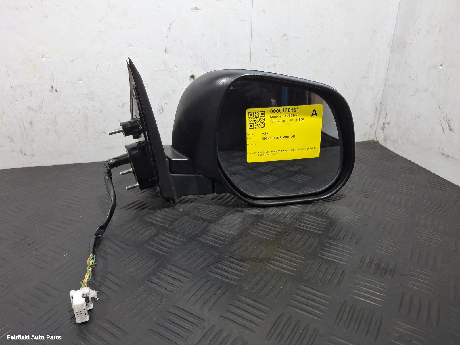 2010-2024 Mitsubishi Asx Right Door Mirror