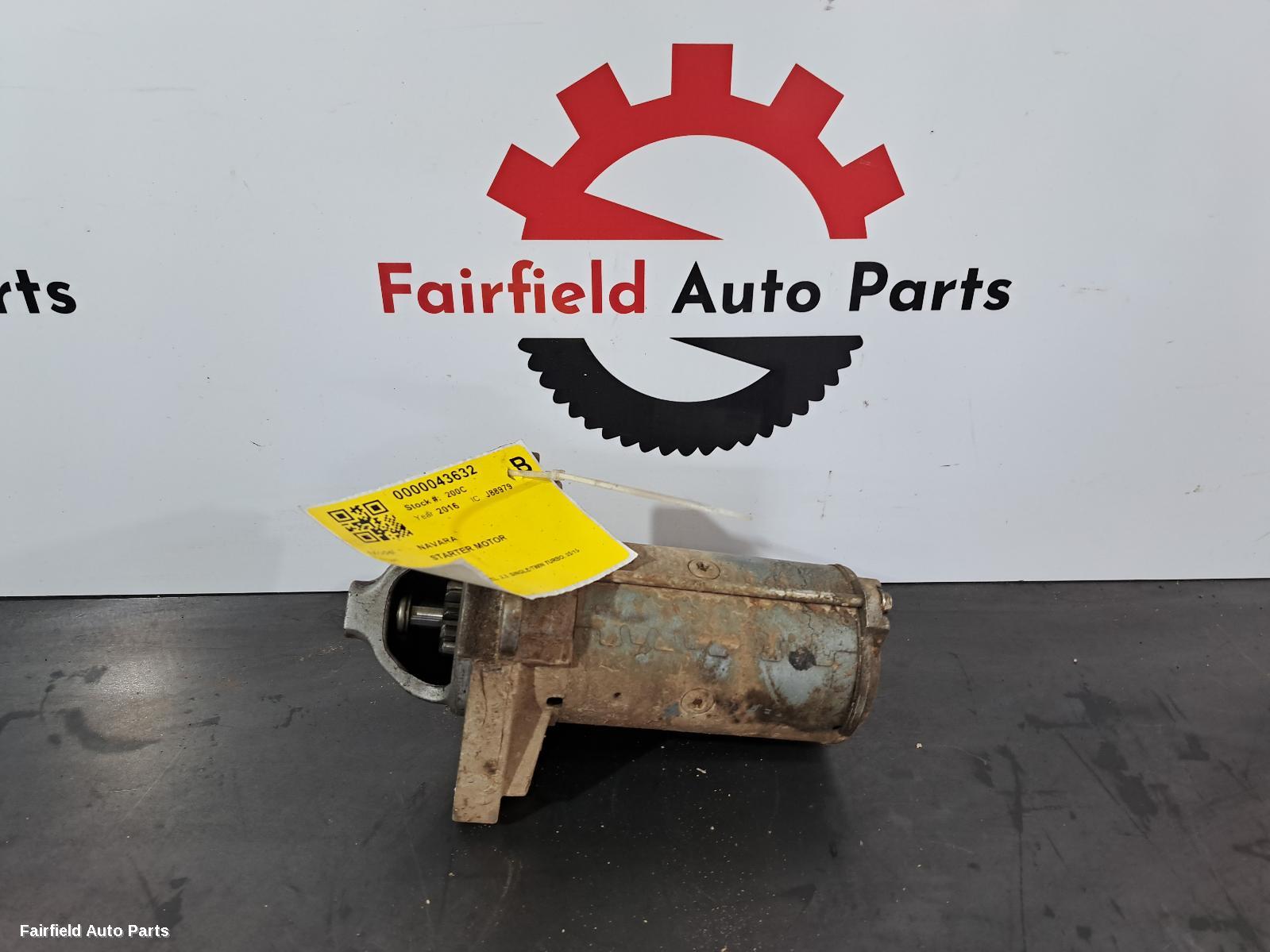 2016 Nissan Navara Starter