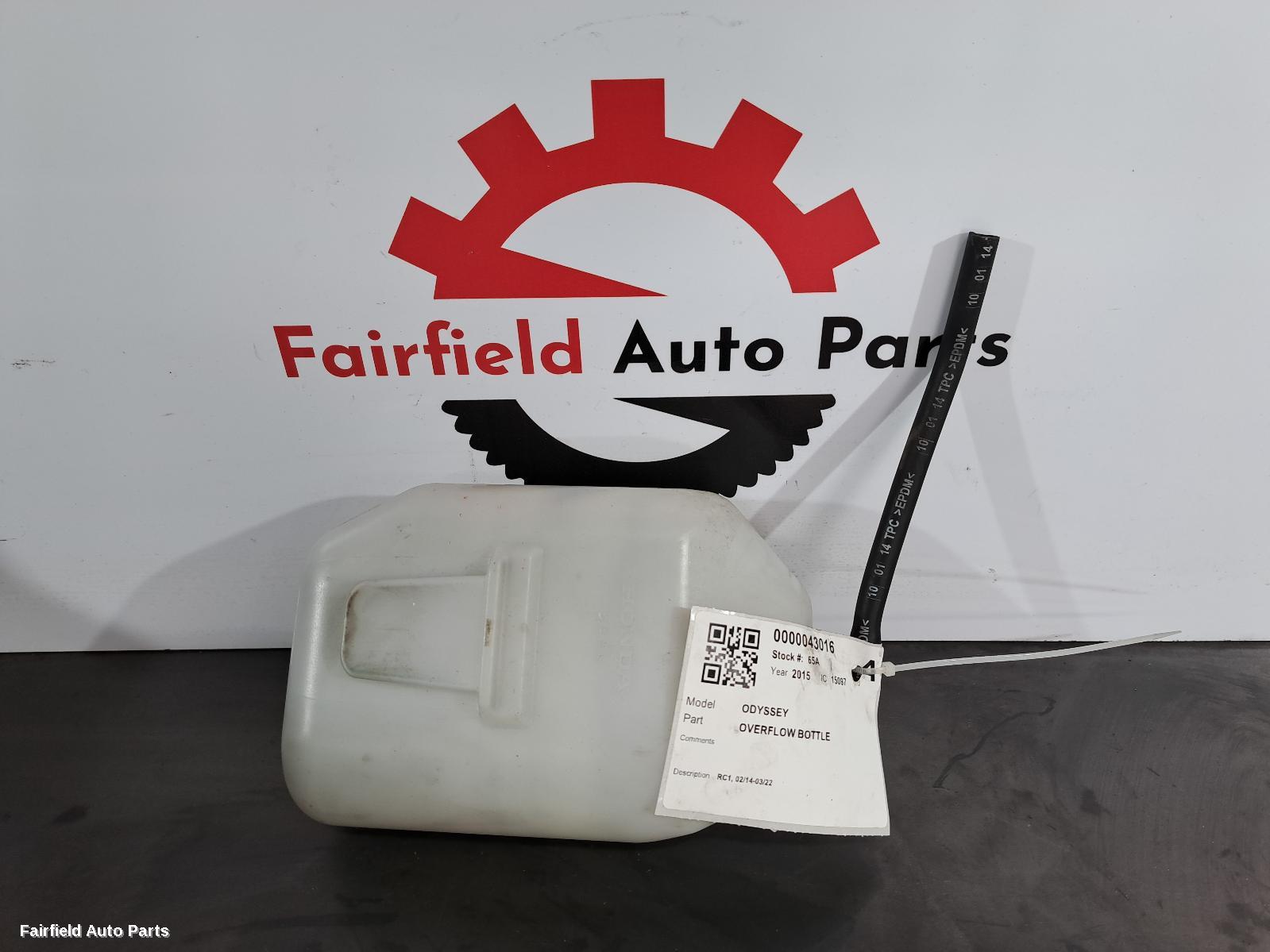 2014-2022 Honda Odyssey Overflow Bottle