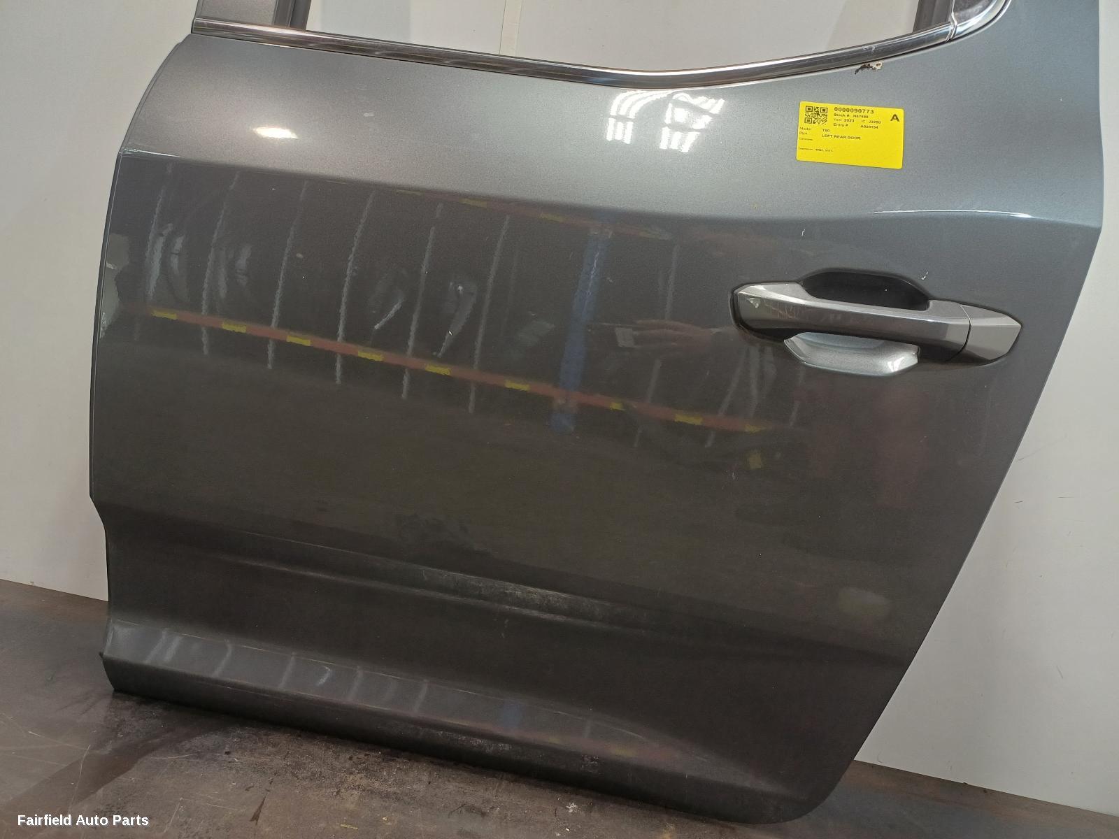 2017-2026 Ldv T60 Left Rear Door Sliding