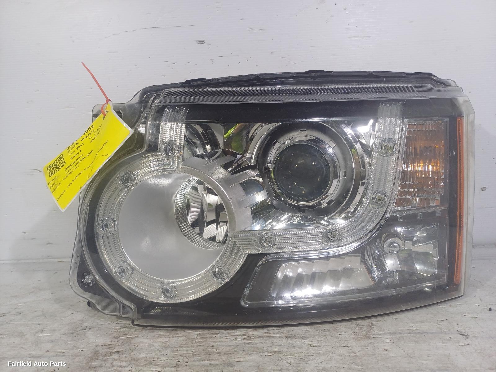 2009-2014 Land Rover Discovery Left Headlamp