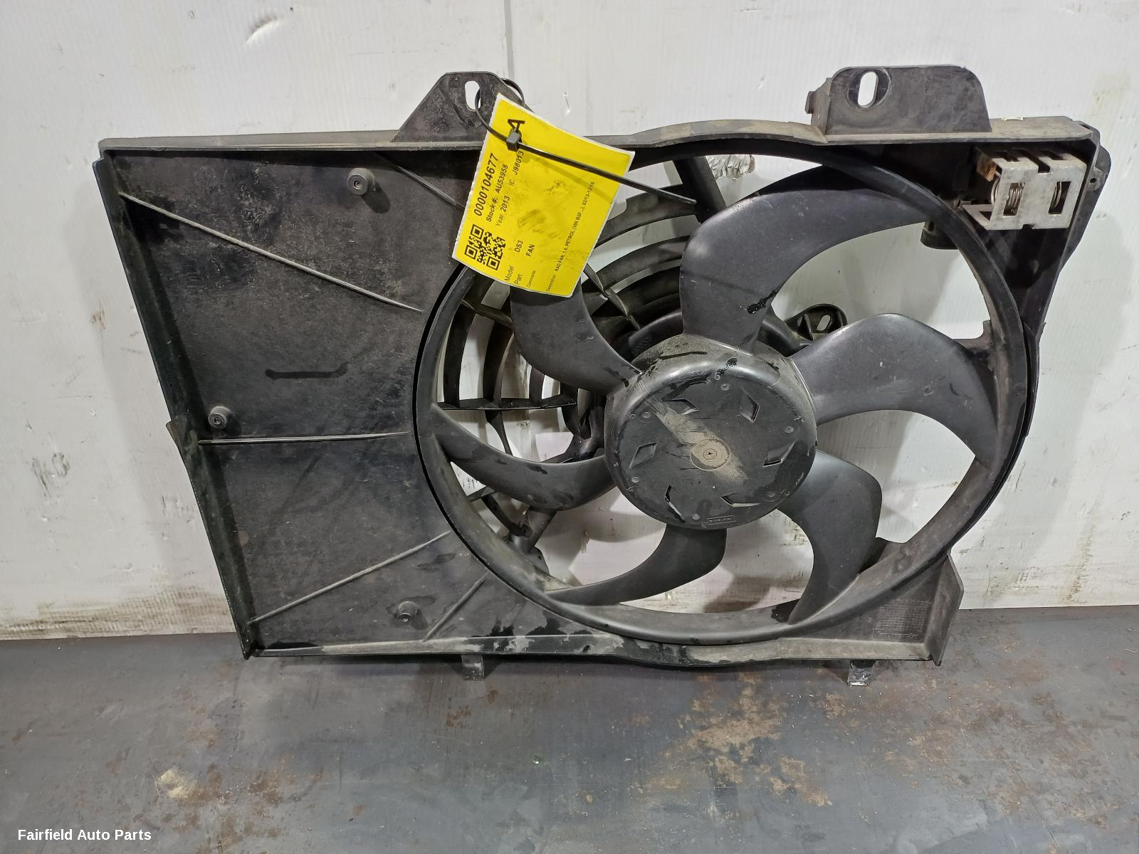 2013-2016 Citroen Ds3 Fan
