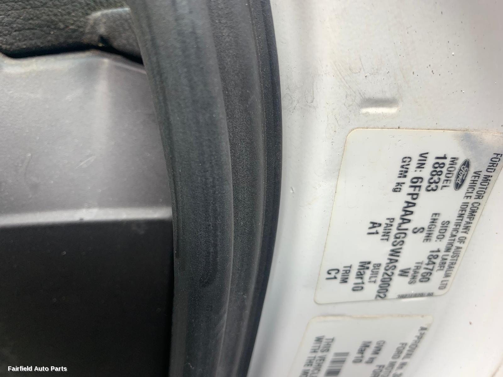 2010 Ford Falcon Left Taillight