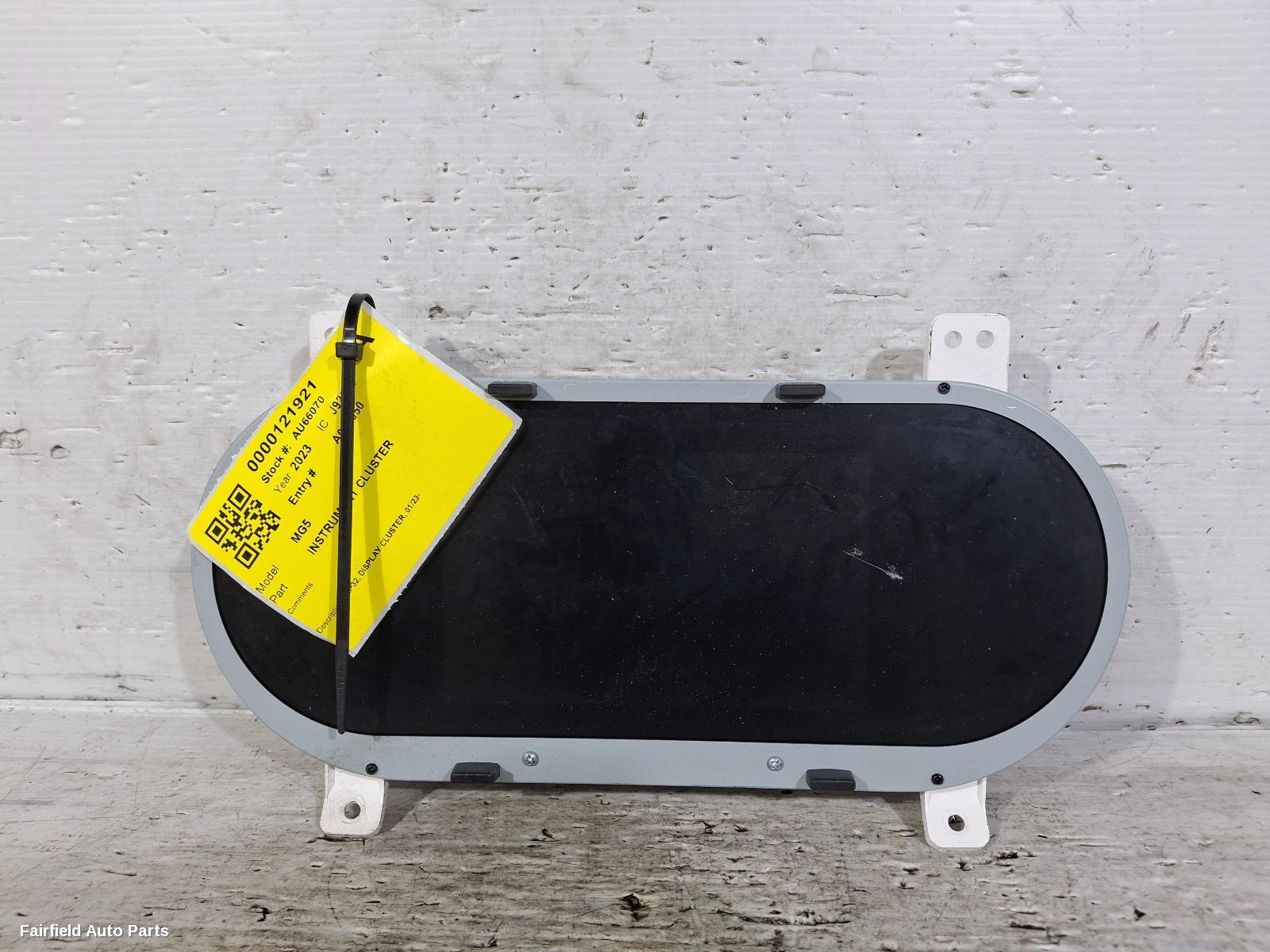 2023-2024 Mg Mg5 Instrument Cluster