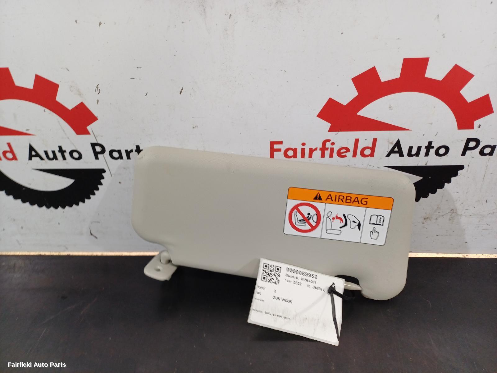 2014-2026 Mazda 2 Sunvisor