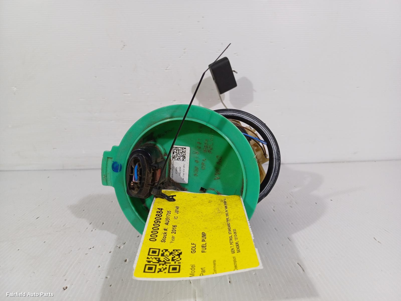 2012-2020 Volkswagen Golf Fuel Pump