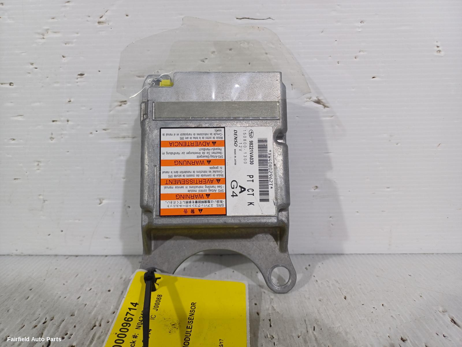 2014-2017 Subaru Wrx Airbag Module Sensor