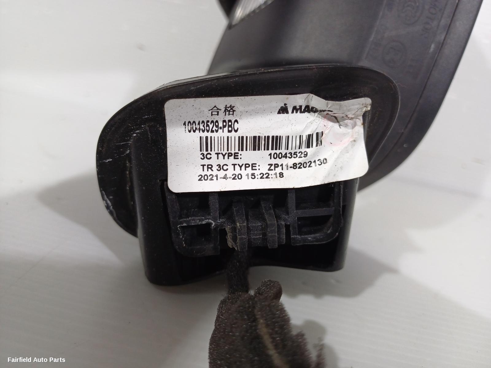 2016-2024 Mg Mg3 Left Door Mirror
