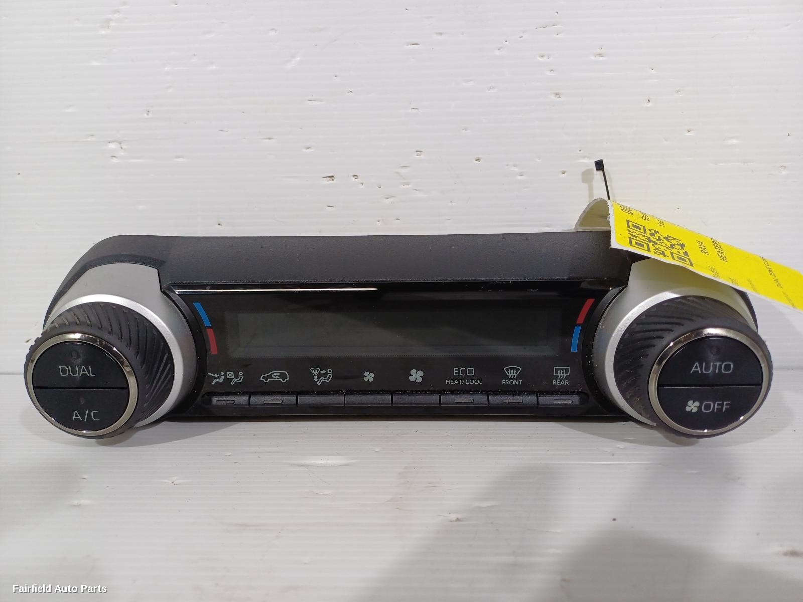 2018-2025 Toyota Rav4 Heater Ac Controls