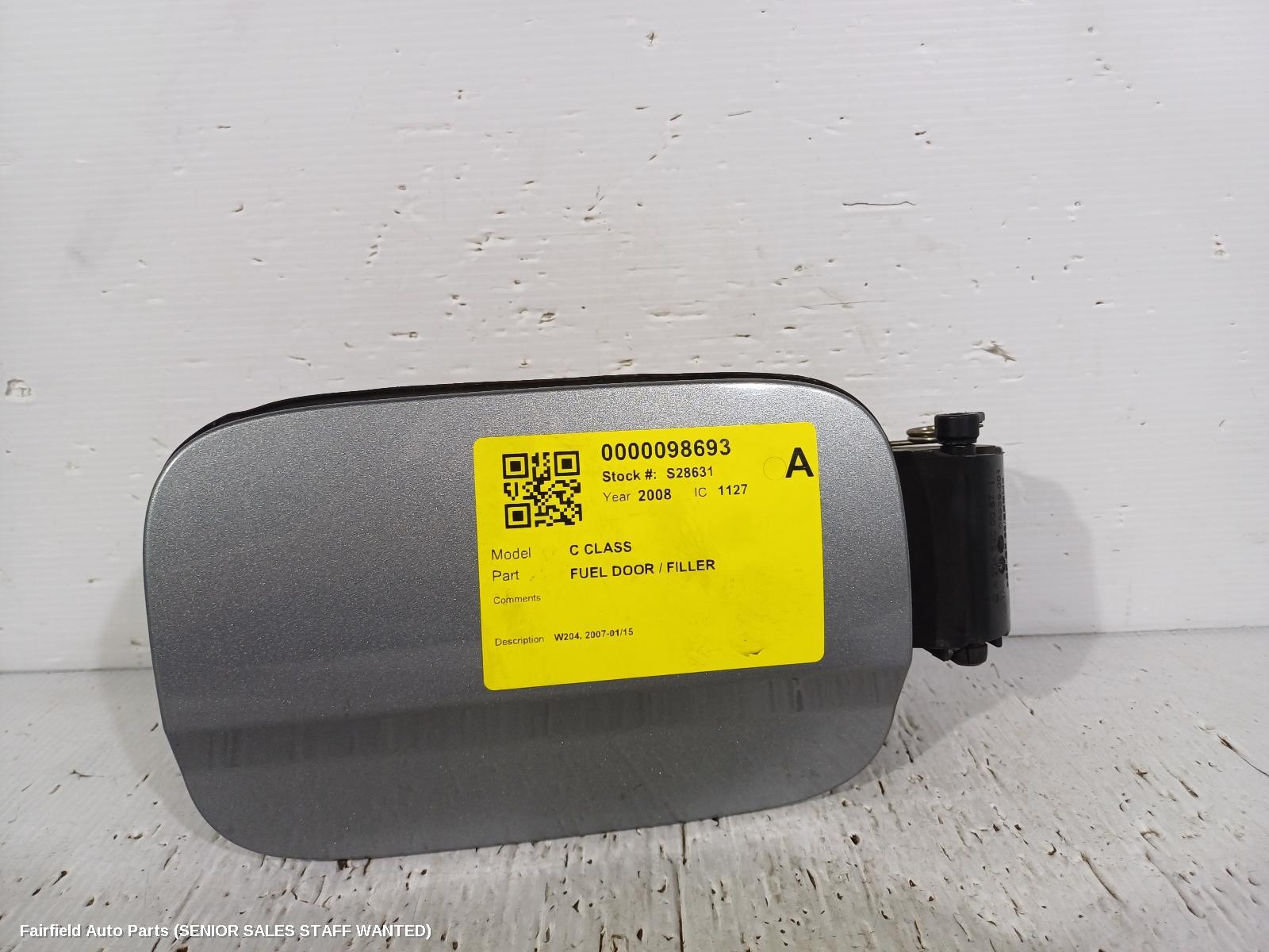 2008 Mercedes C Class Fuel Door Filler
