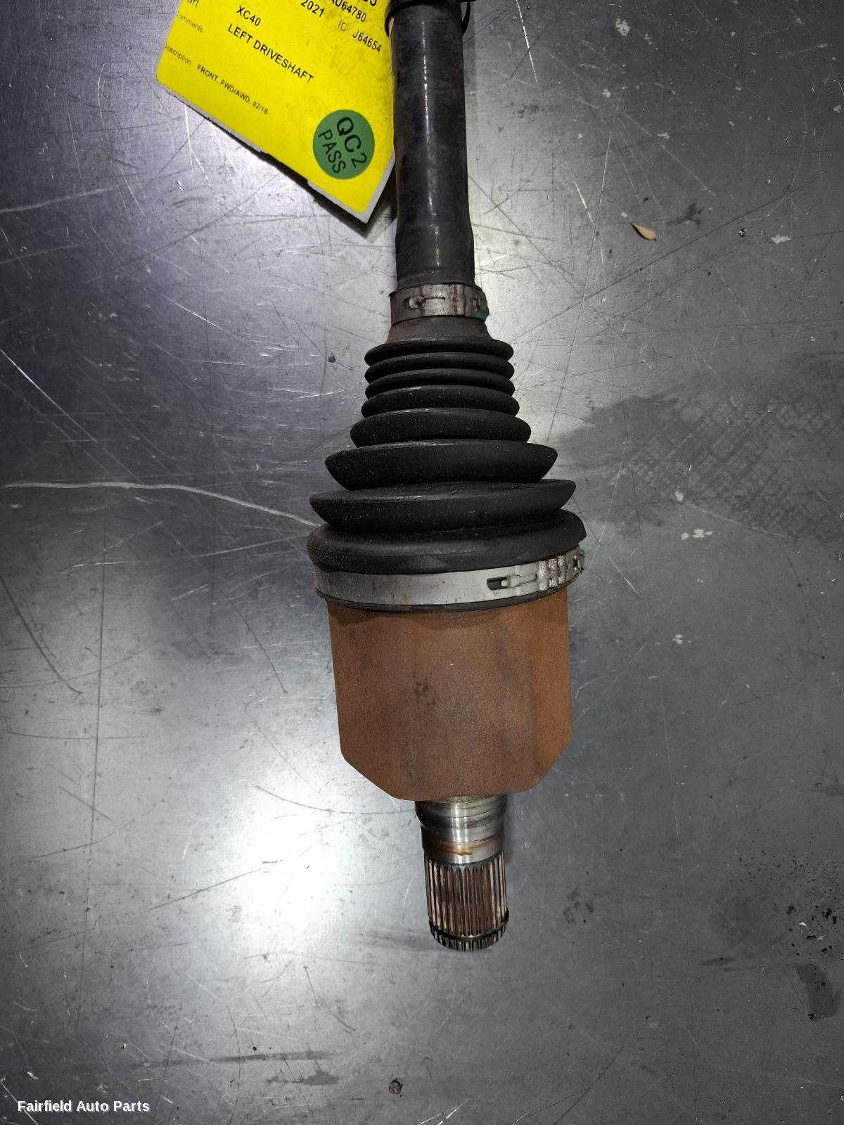 2018-2025 Volvo Xc40 Left Driveshaft
