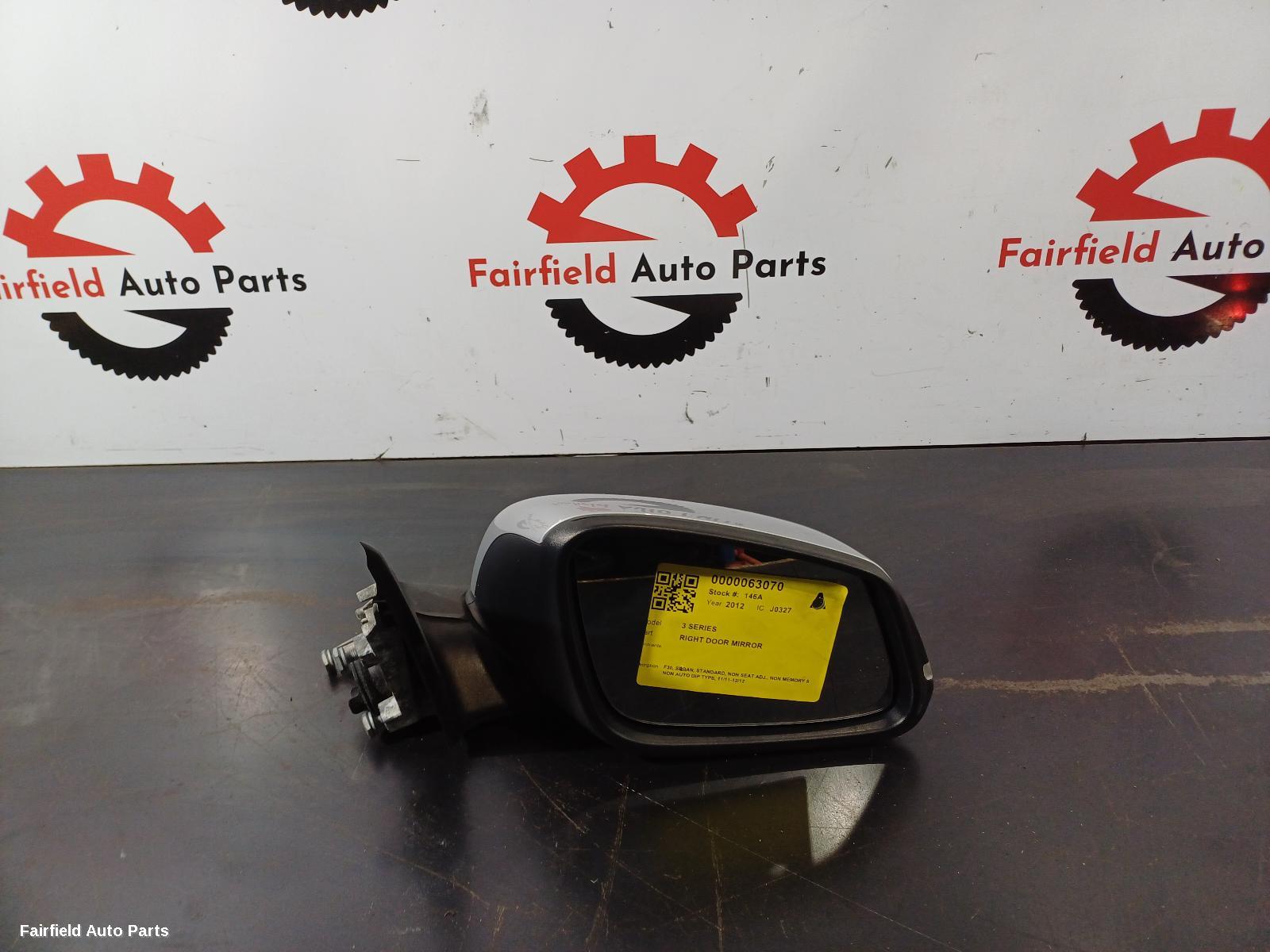 2011-2012 Bmw 3 Series Right Door Mirror
