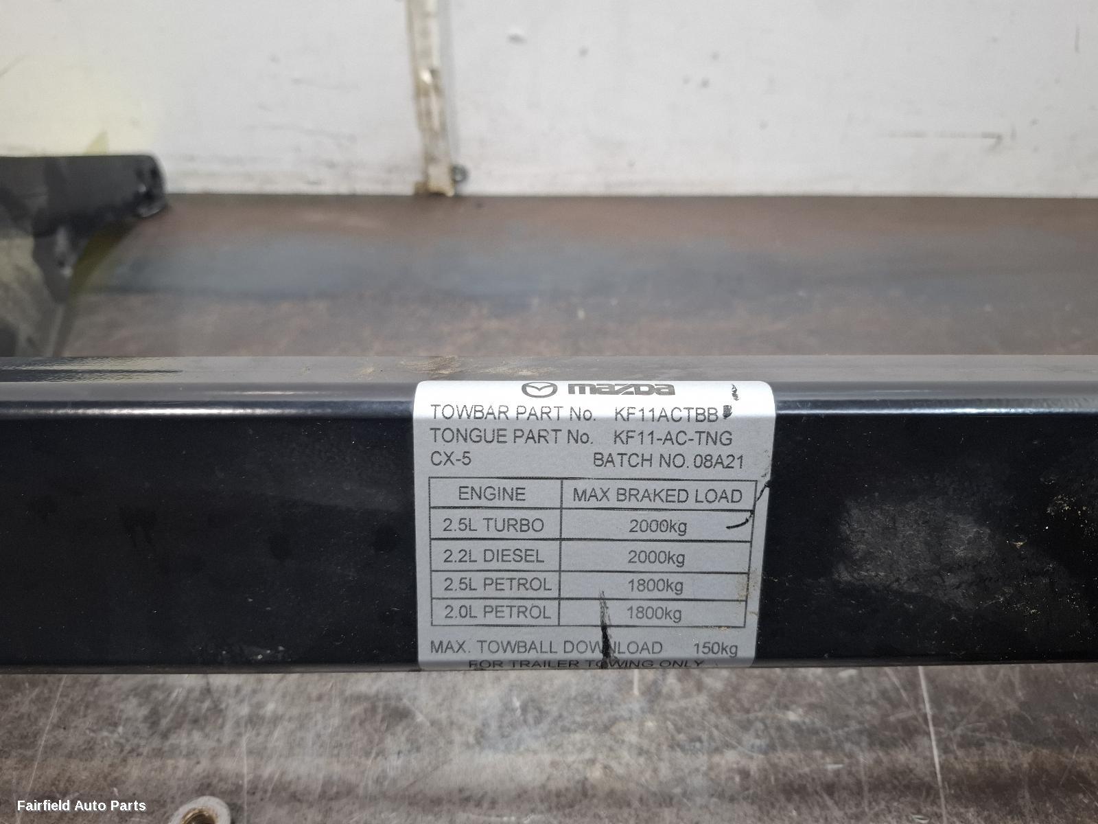 2017-2025 Mazda Cx5 Towbar