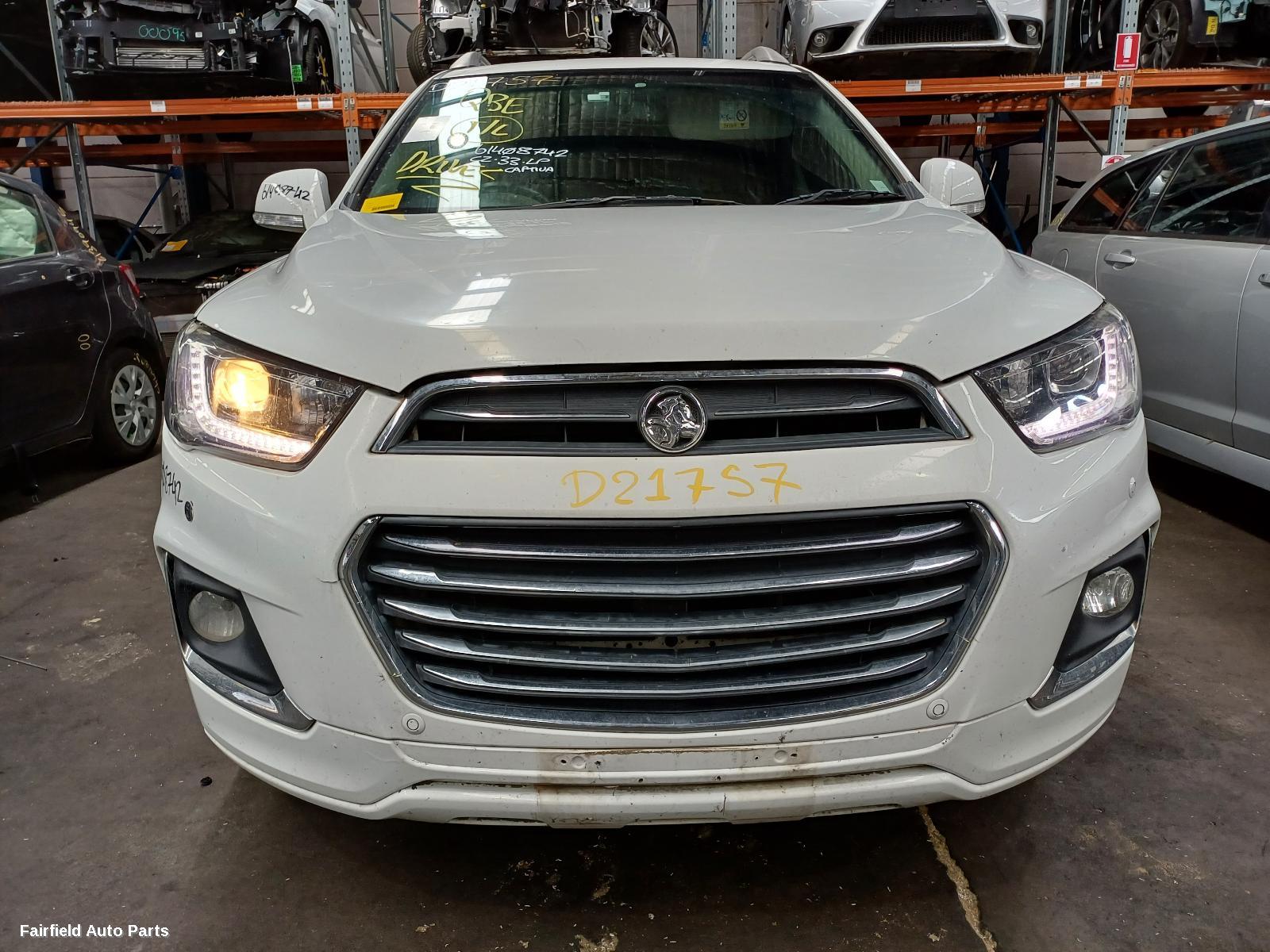 2016 Holden Captiva Intercooler