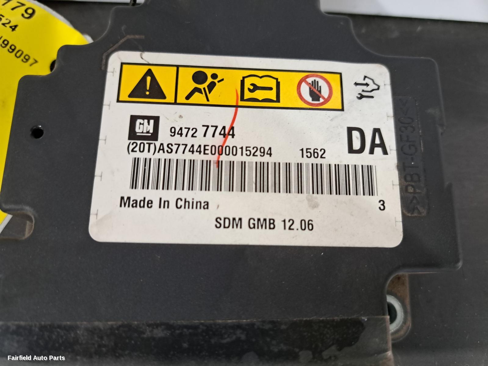 2012-2016 Holden Colorado Airbag Module Sensor