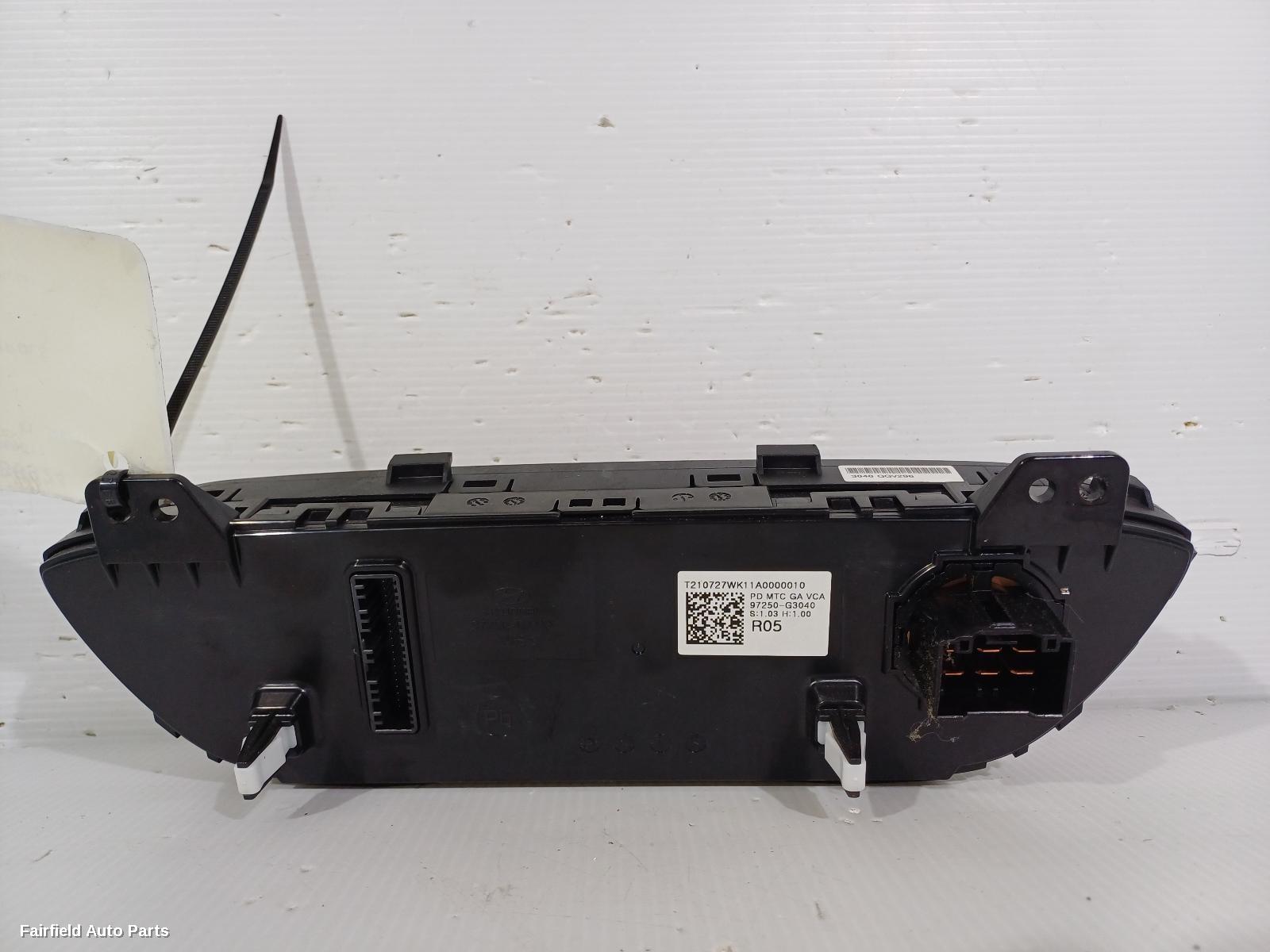 2017-2025 Hyundai I30 Heater Ac Controls